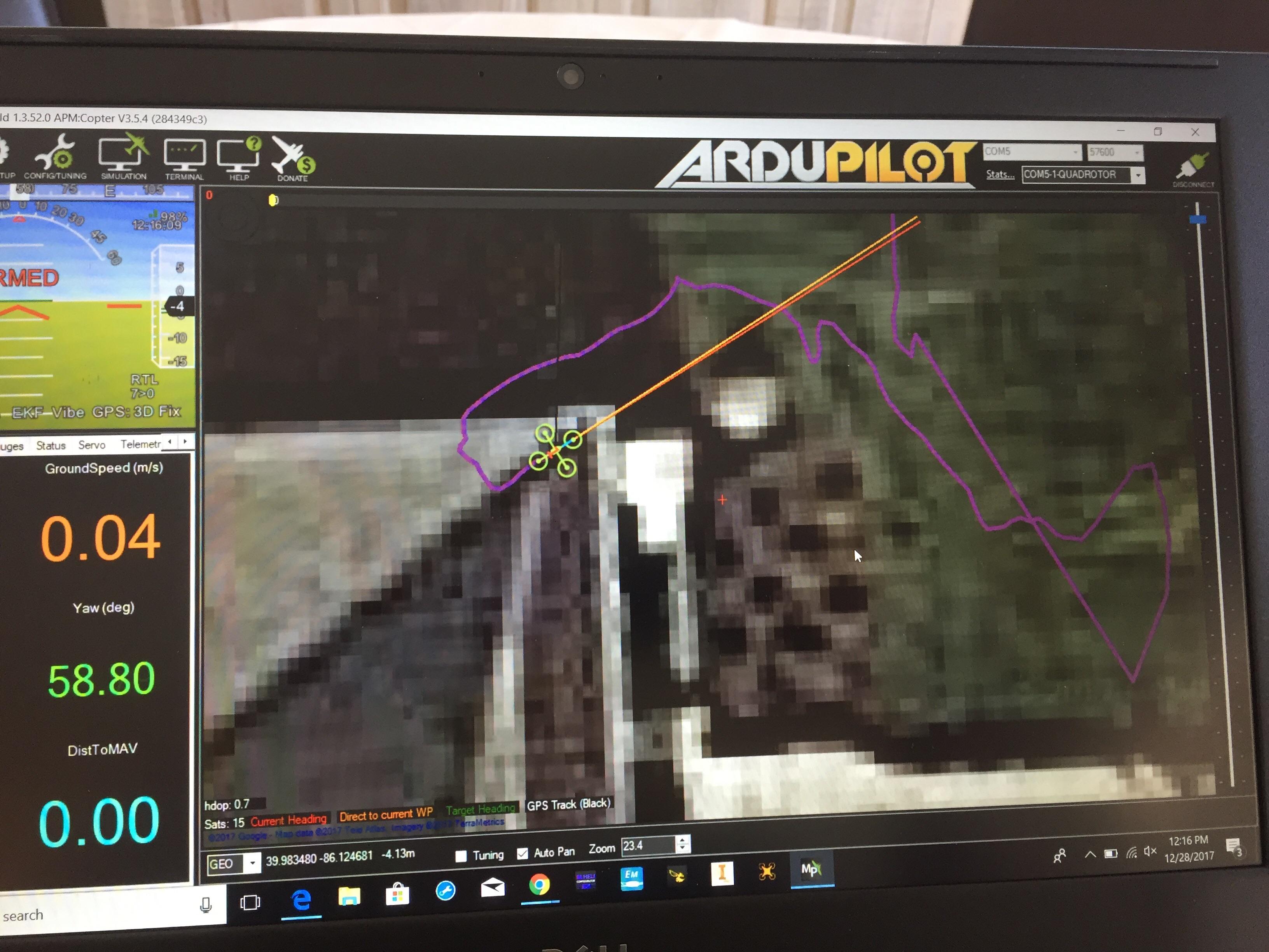 I got my here gnss , huge gps drift , compass facing the complete wrong
