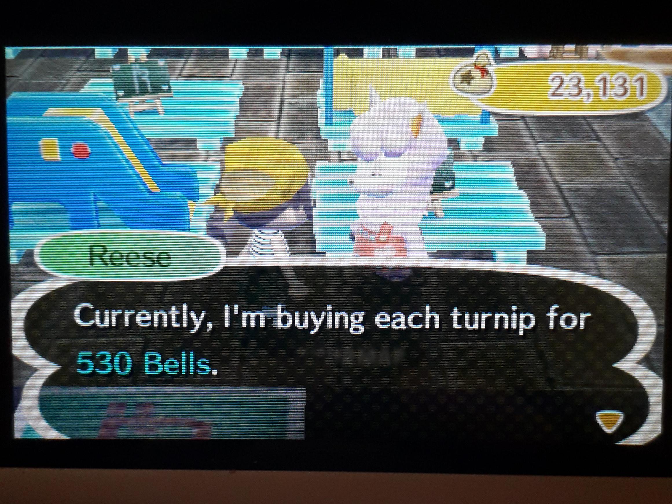 Turnips prices at 530. (Info in comments) r/AnimalCrossingNewLeaf