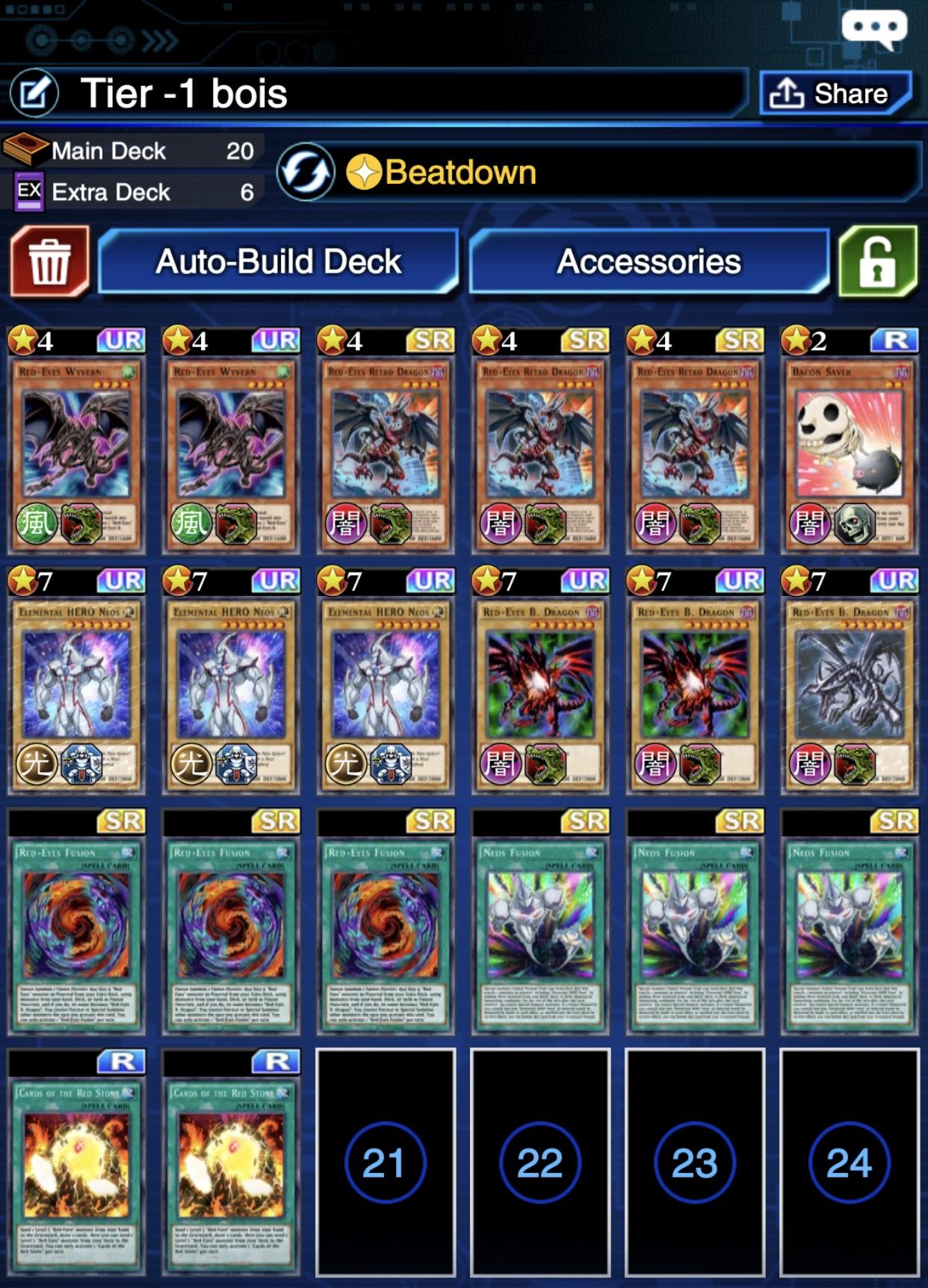 [Deck] Let’s be honest, the red eyes structure ain’t supporting itself. r/DuelLinks