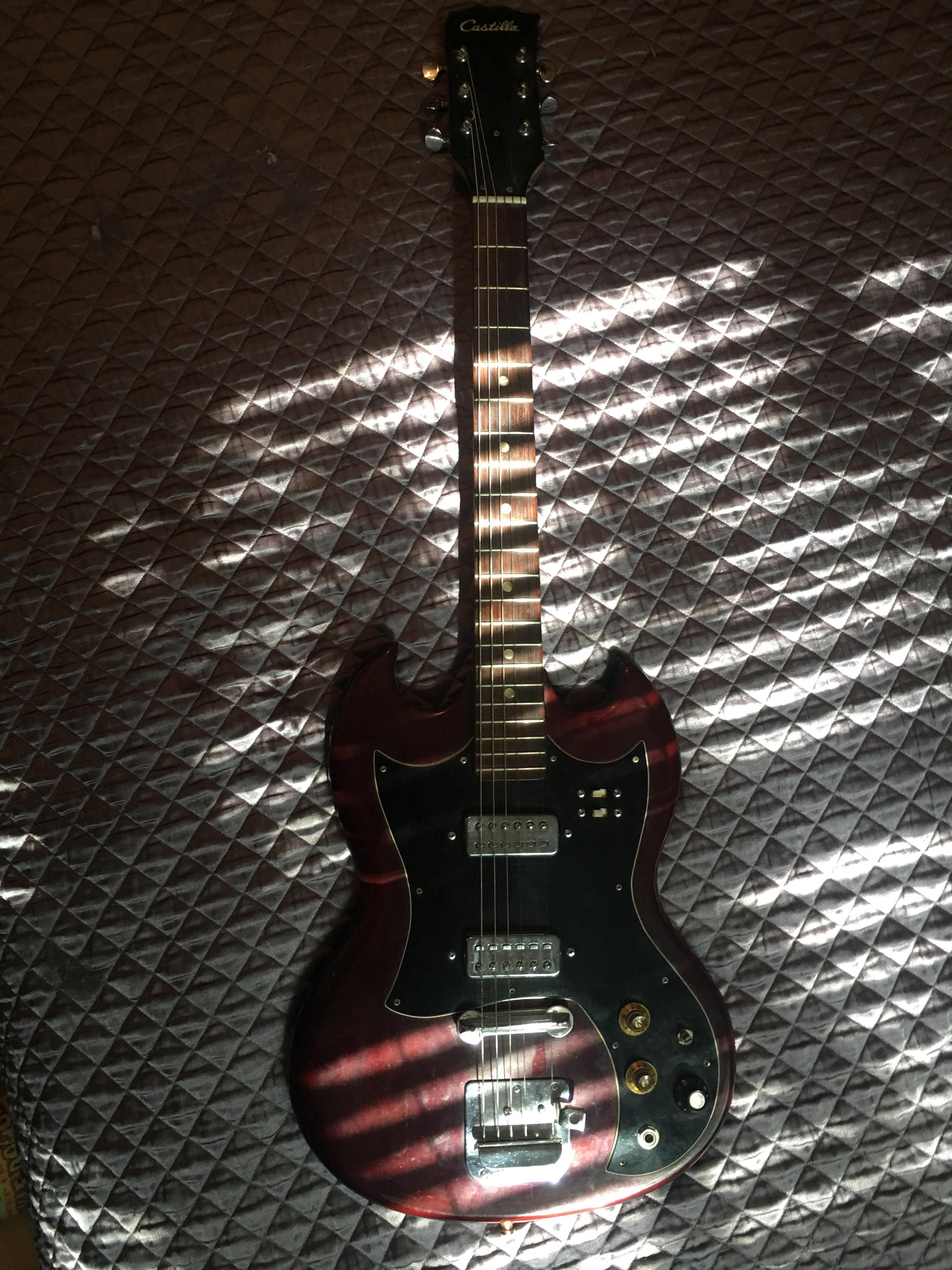 Picked her up at a pawn shop for 20. Most interesting guitar I think I