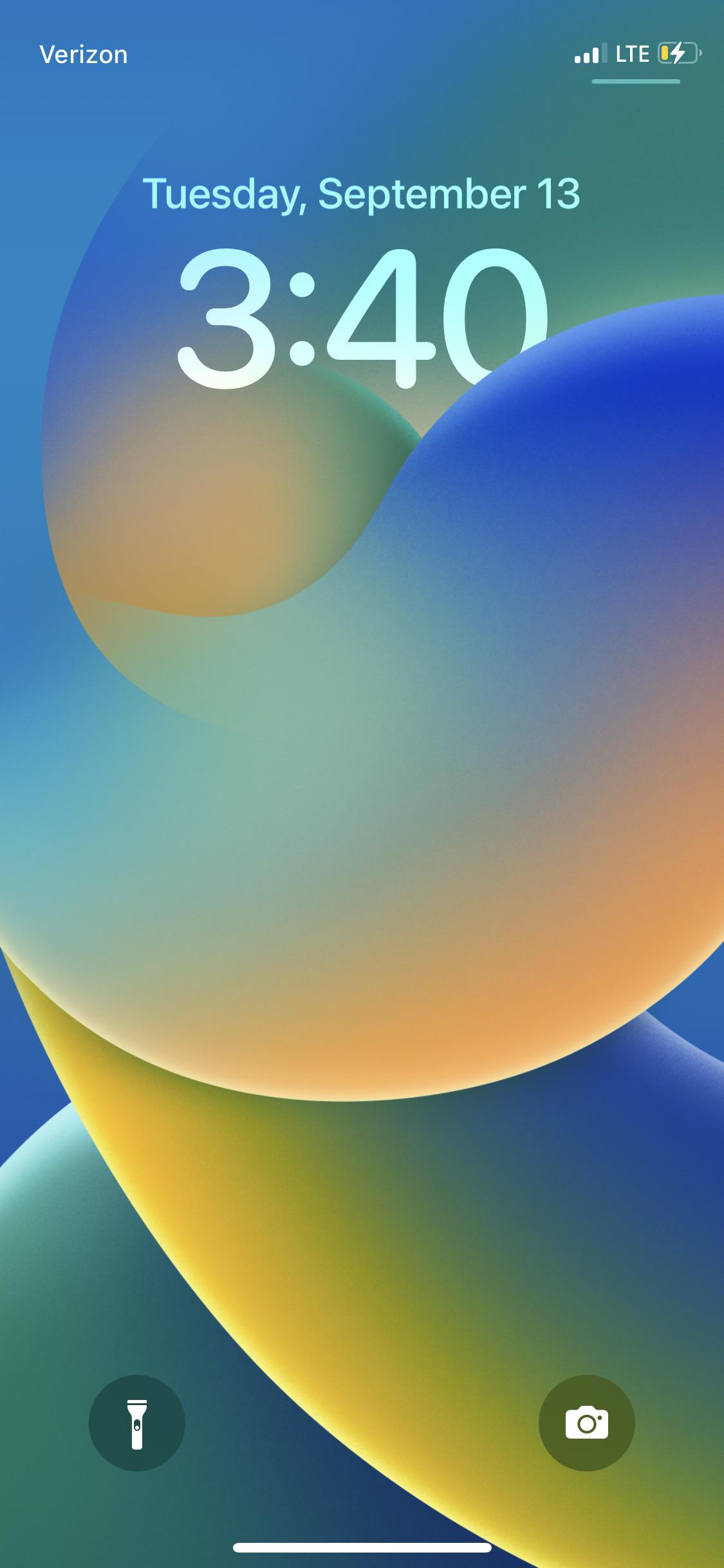 Why did apple remove the __ charged on the Lock Screen? If you have a