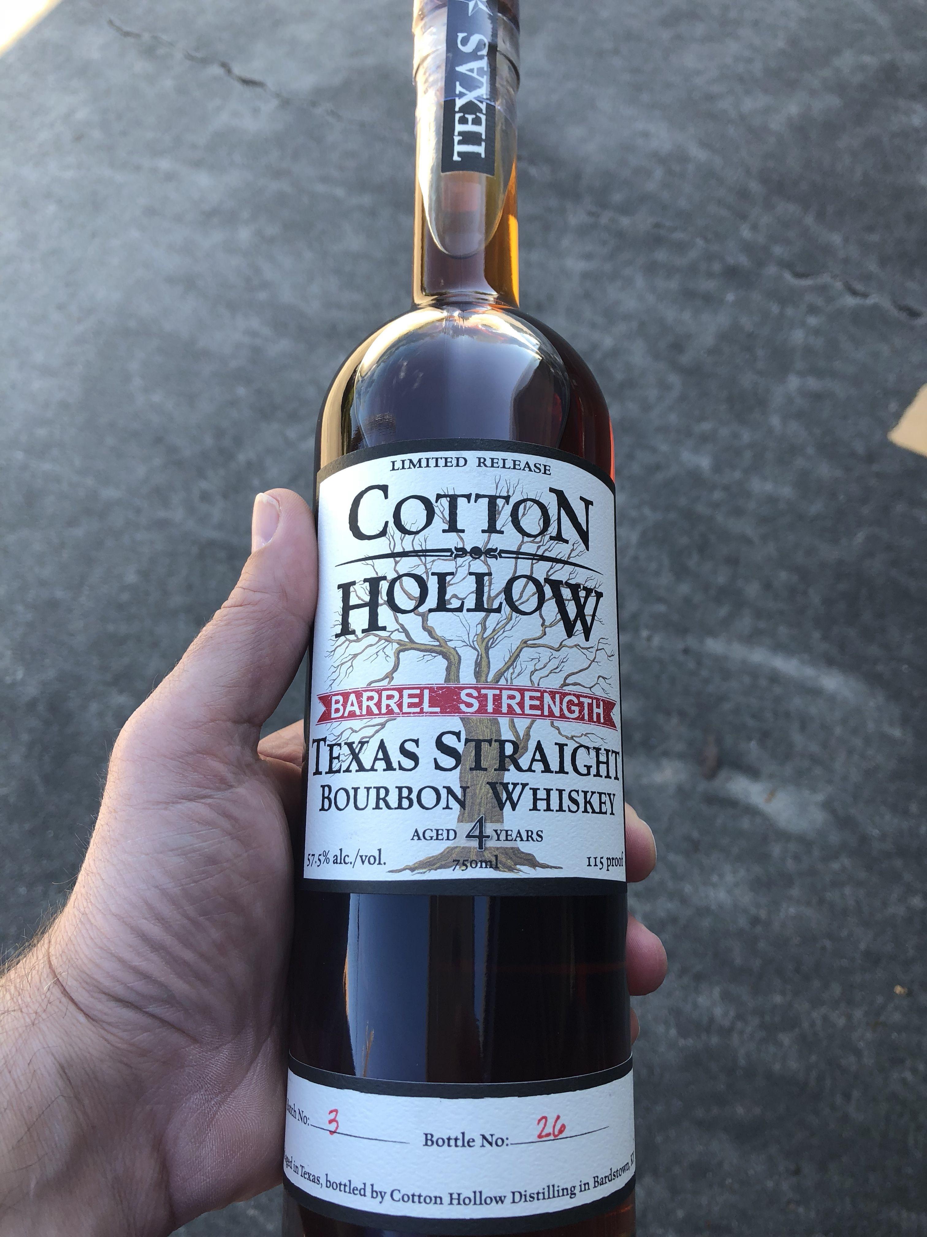 Does anyone know who distills this Cotton Hollow Texas Bourbon r
