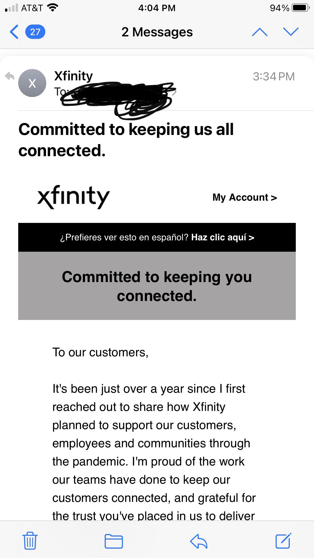 Anyone else sick of these “servicerelated” thinly veiled marketing