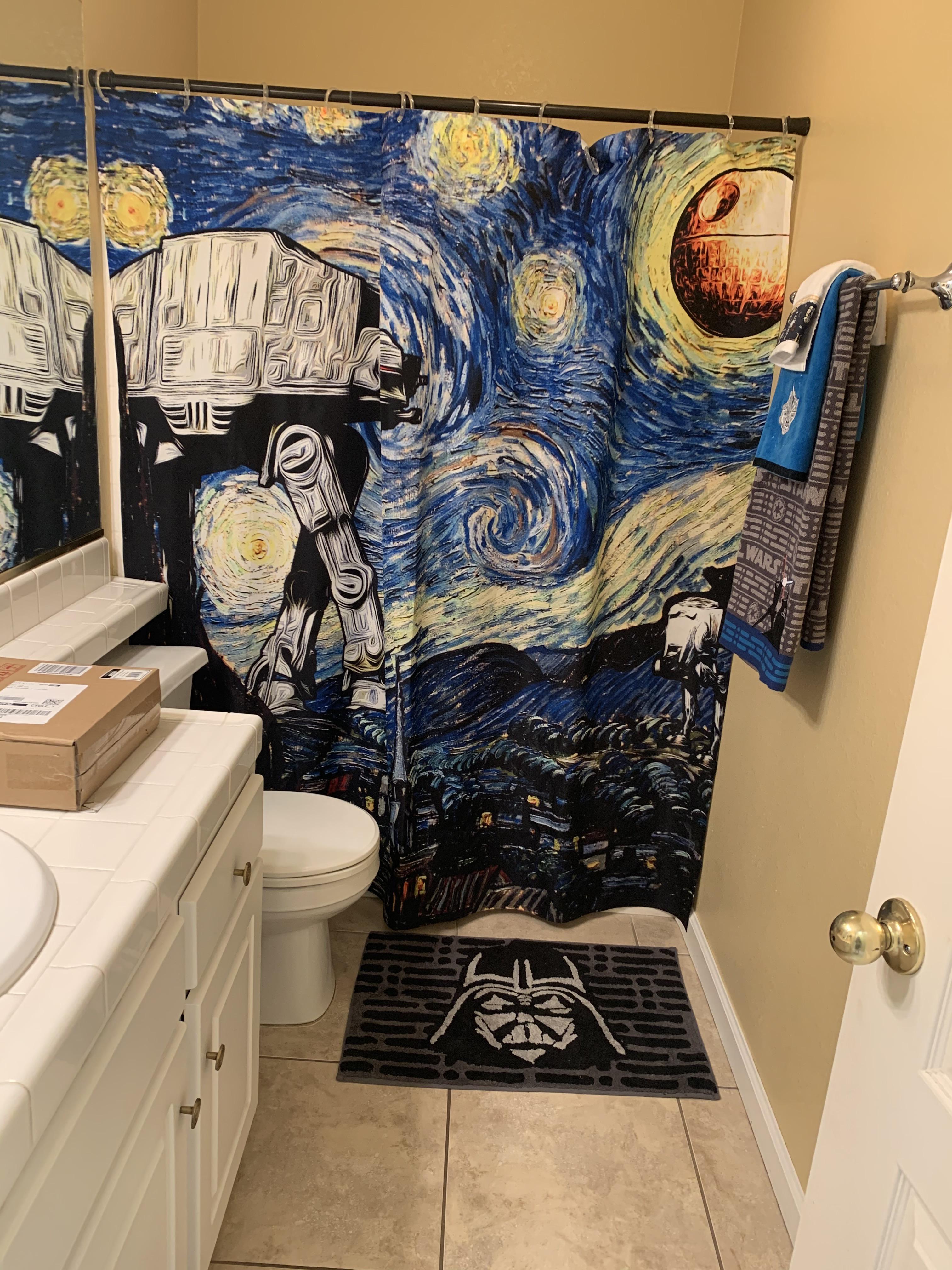 Our Star Wars themed guest bathroom! It’s not finished quite yet... r