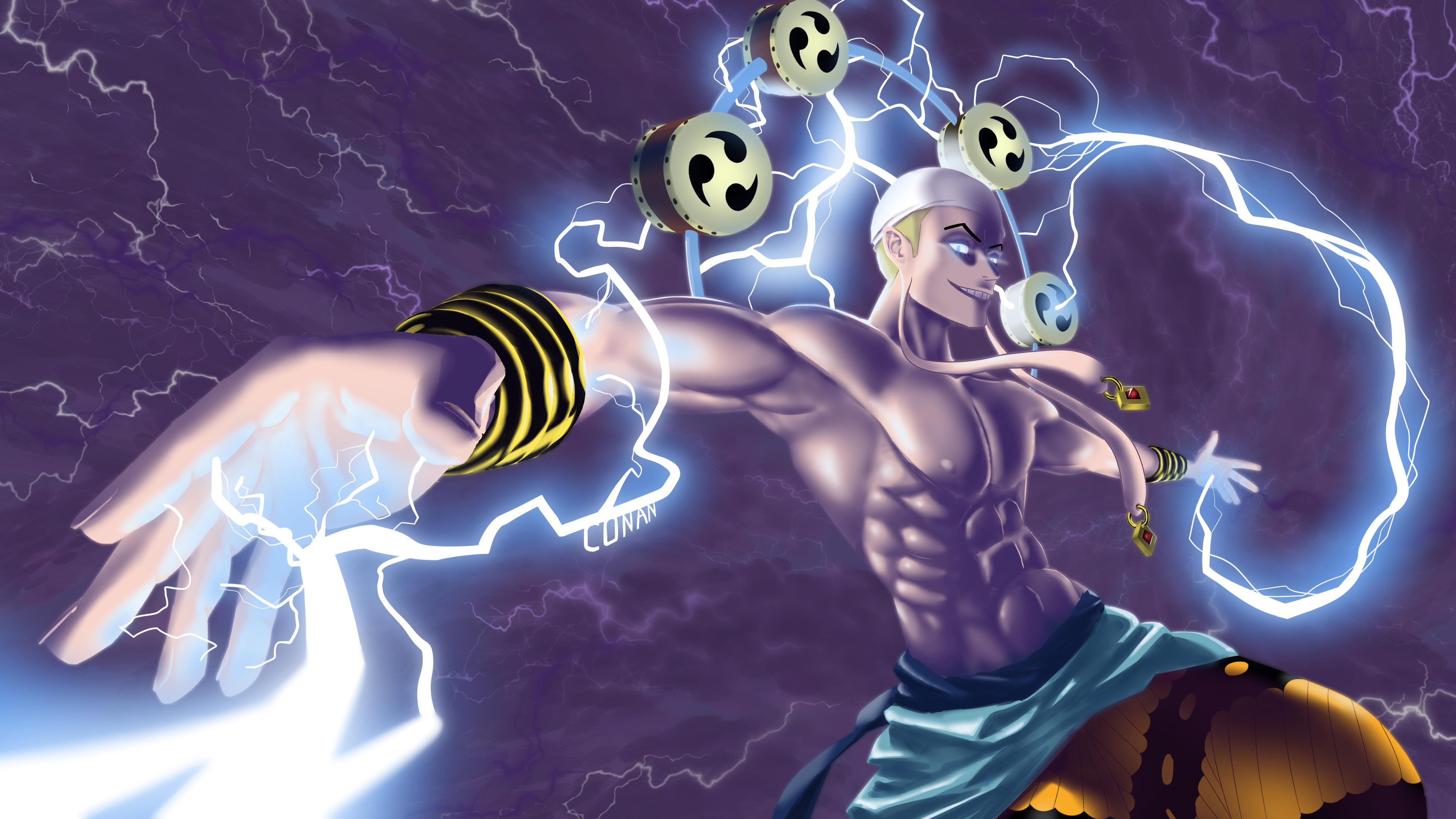 I drew Enel, hope he can return in story. r/OnePiece