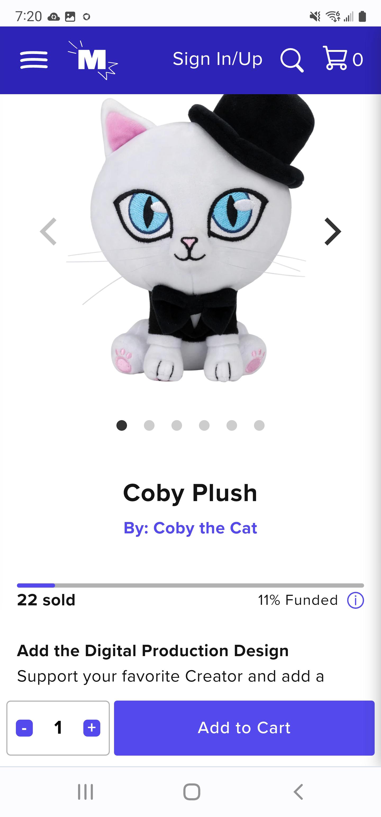I bought this makesship plush but then I realized its only avaliable