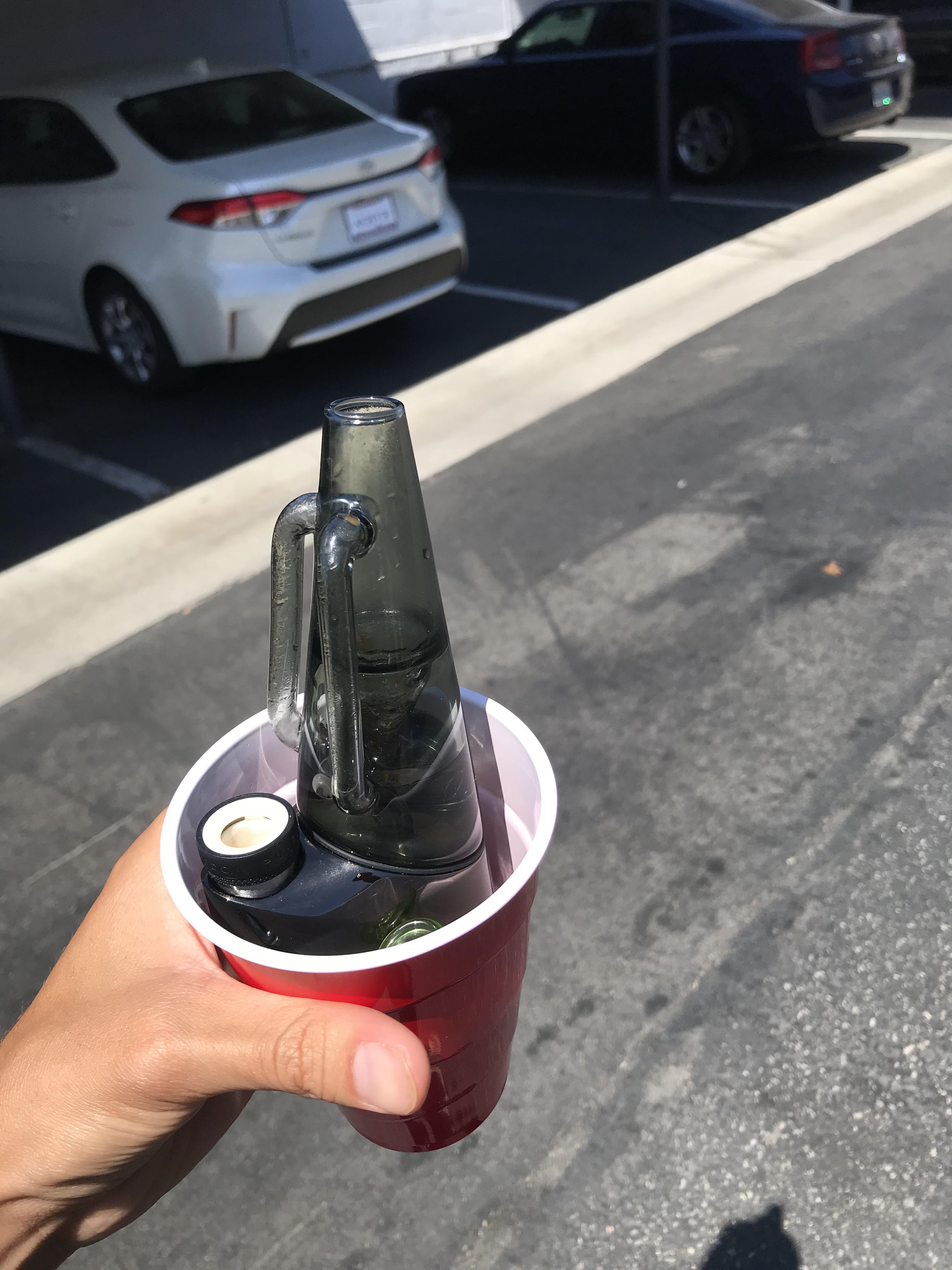 Anyone else use a solo cup as their travel case puffco