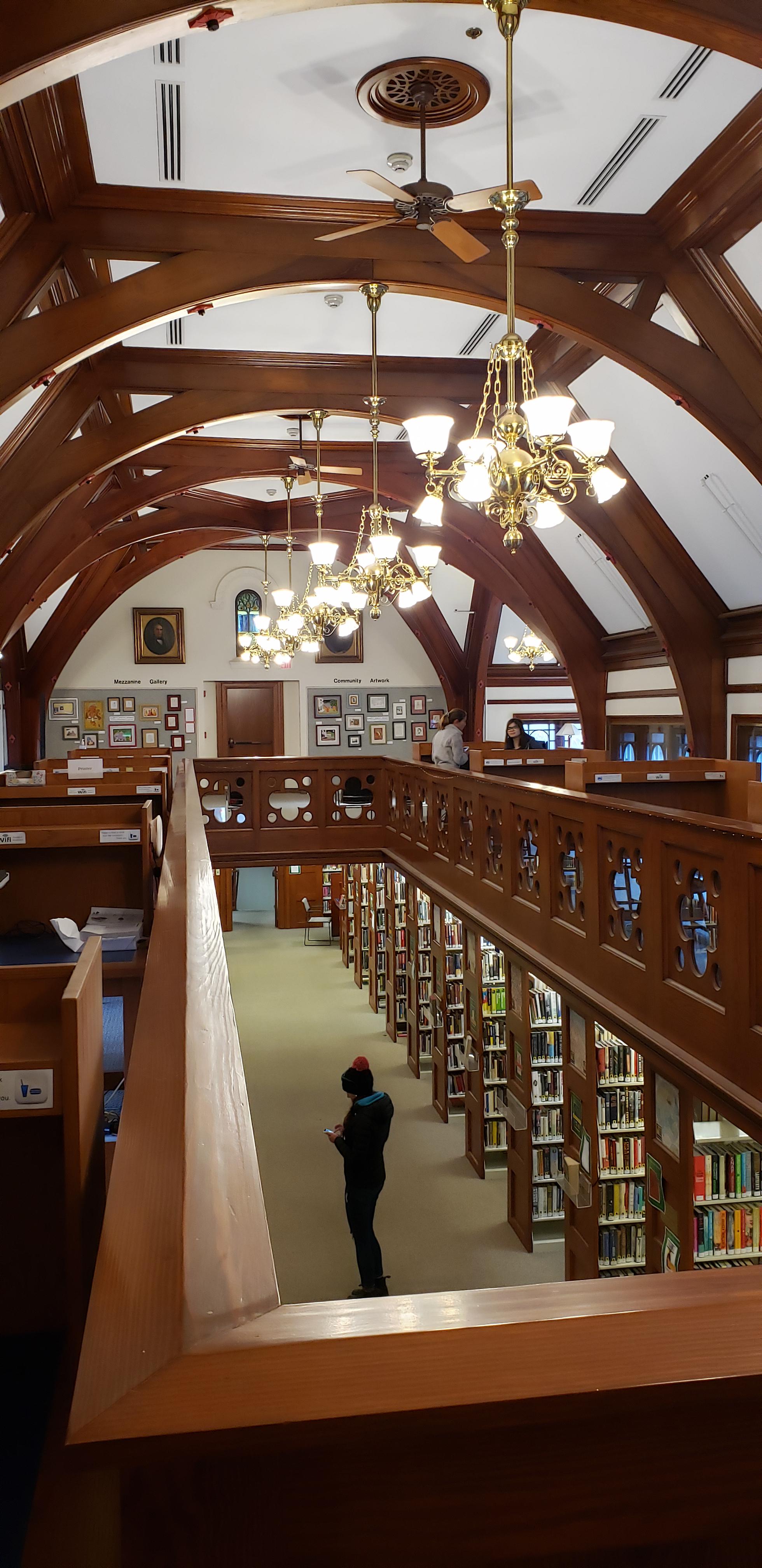 Woodstock Public Library, Vermont [oc] [1960×4032] r/RoomPorn