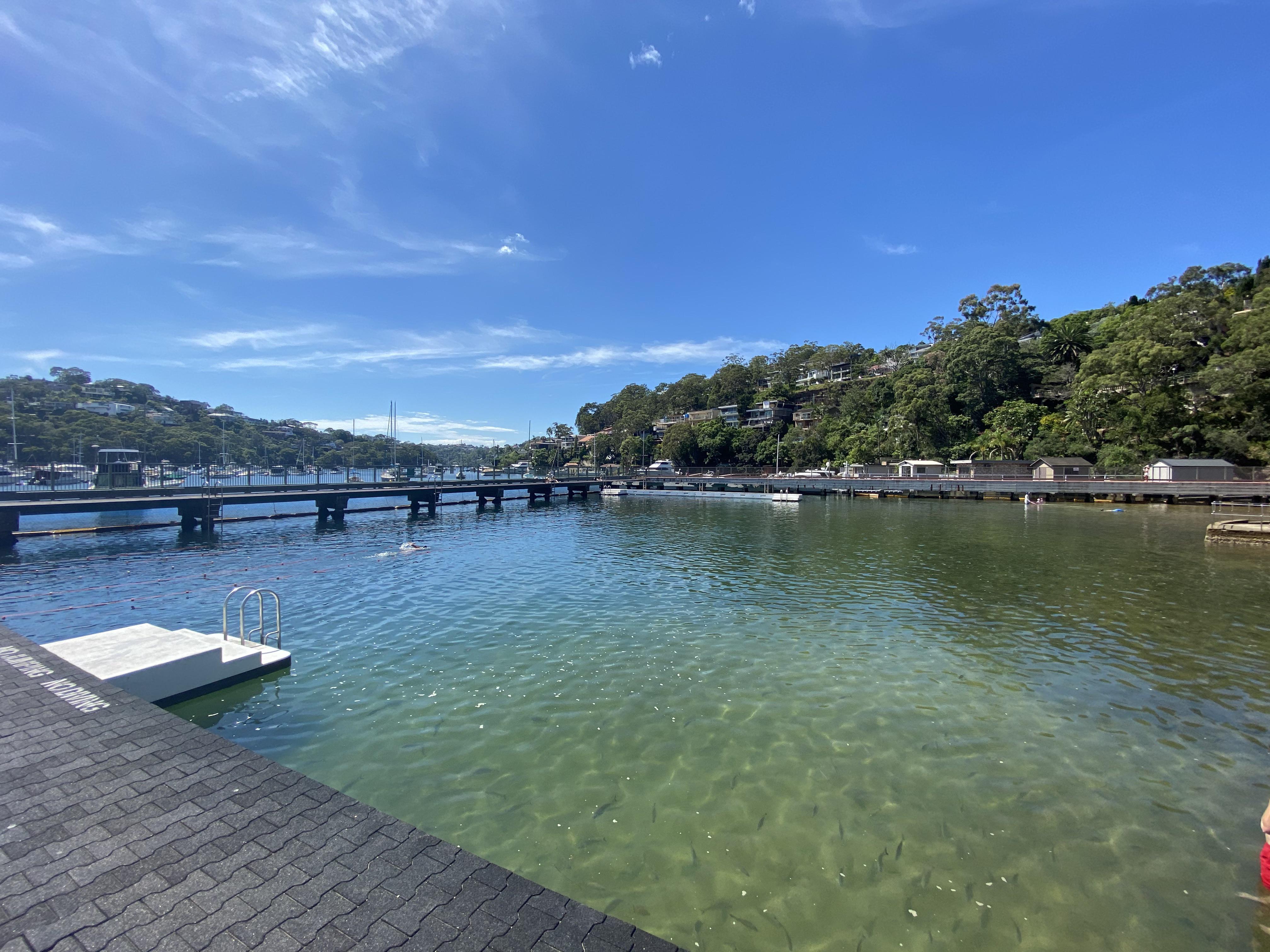 Northbridge baths is clean and quiet while the school kids are at