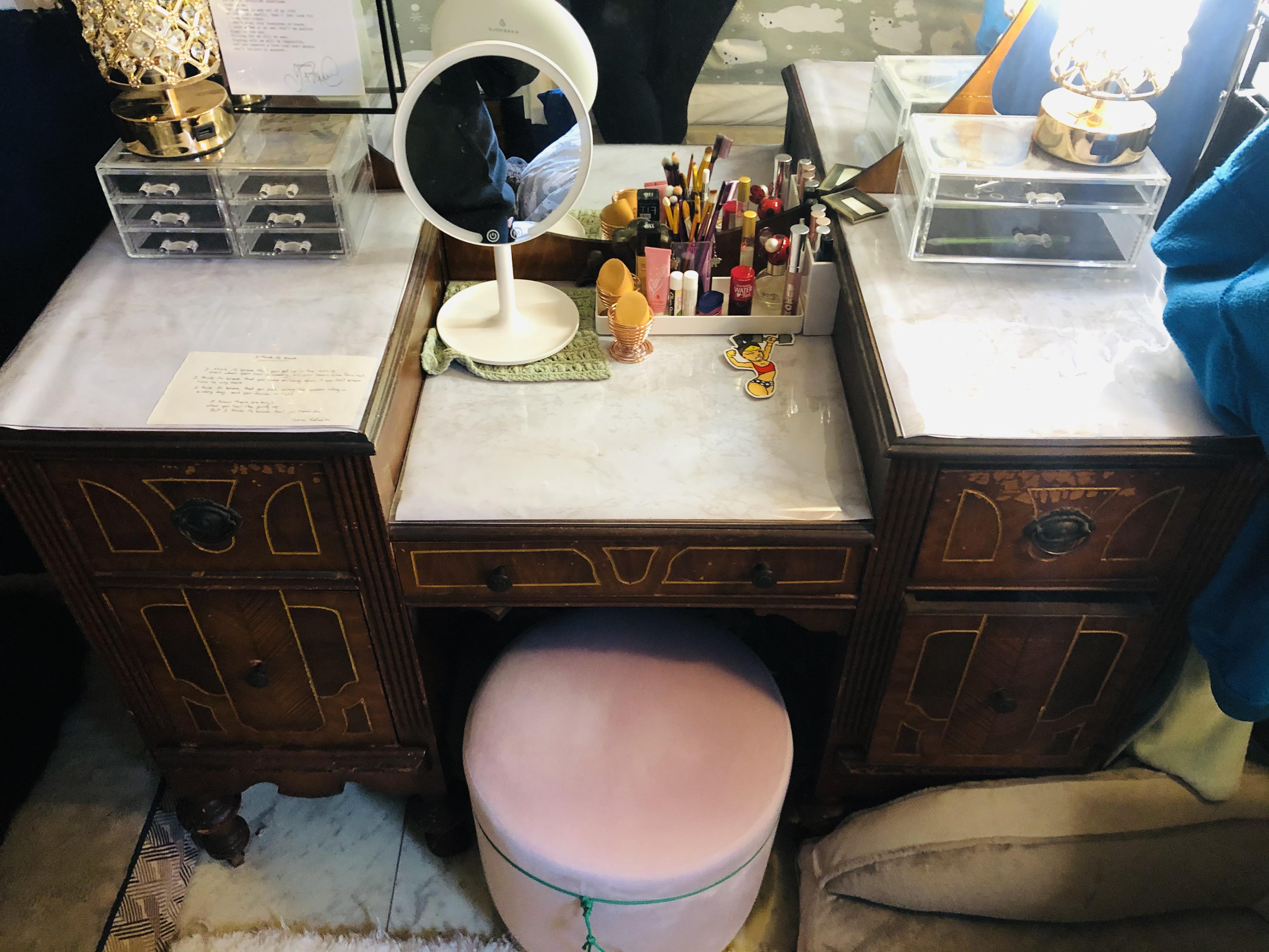 Finally have my 1940’s vanity finished