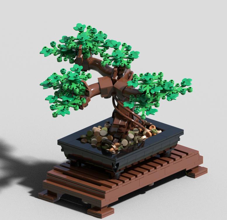 I mocked up the missing seasons while waiting for my 10281 Bonsai tree