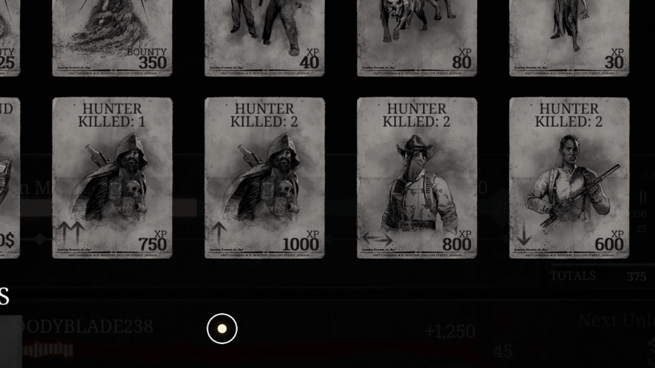 What do these arrows on the hunters killed cards mean? One or two