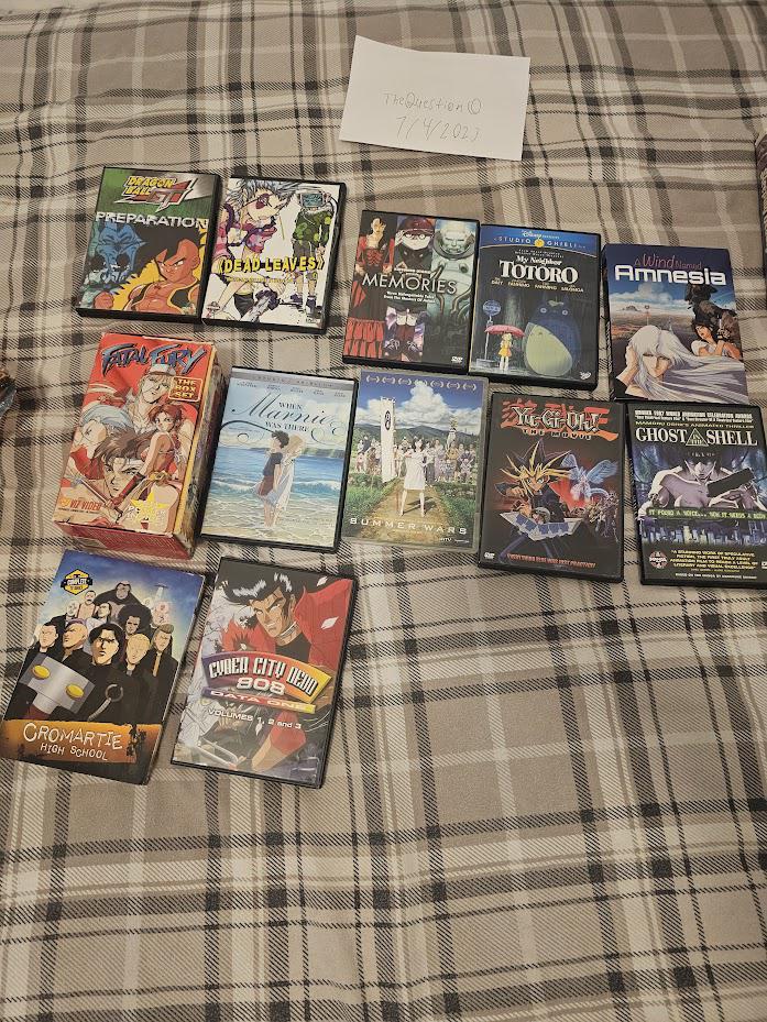 [US] [YARD SALE] Anime DVDs and VHS; prices in comments. r/AnimeDeals