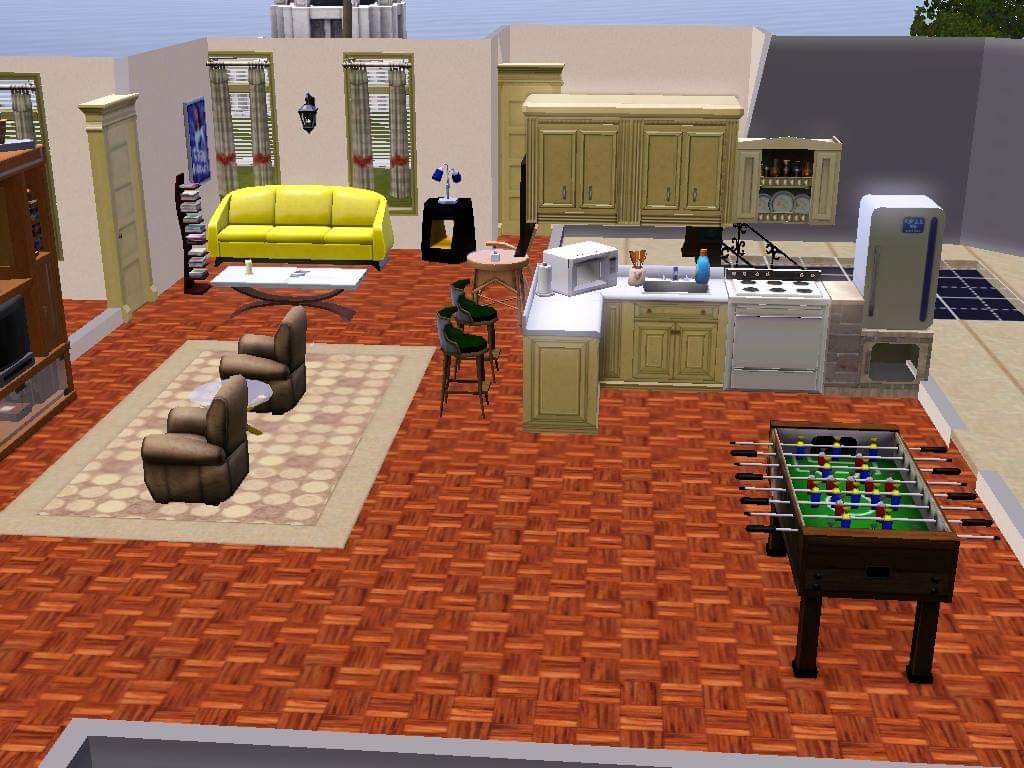 Joey and Chandler's apartment in Sims 3 r/Sims3
