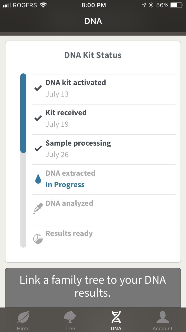 Results In Progress Ancestry Dna LERUST