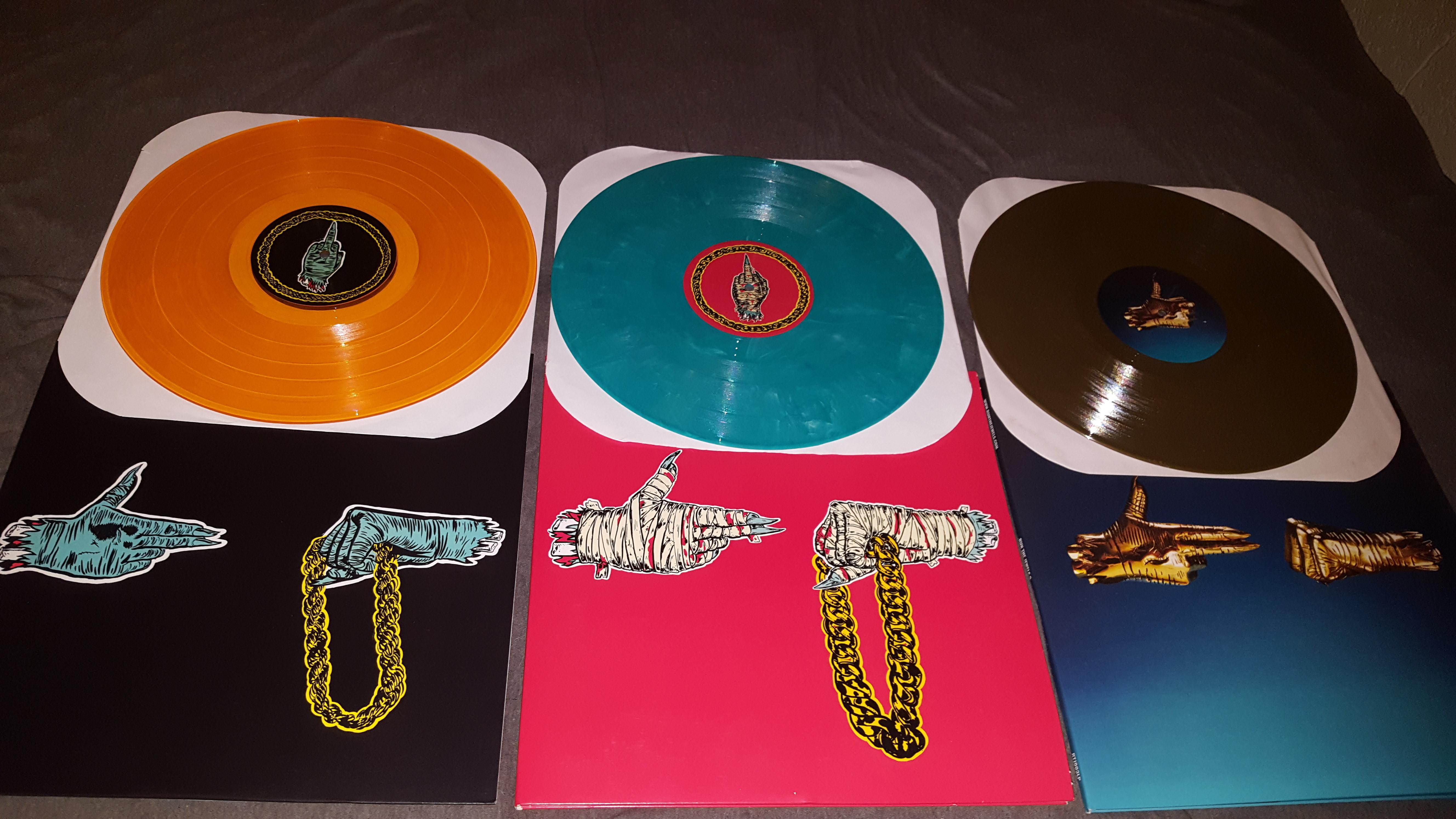 These three are the best looking vinyls i have r/hiphopvinyl