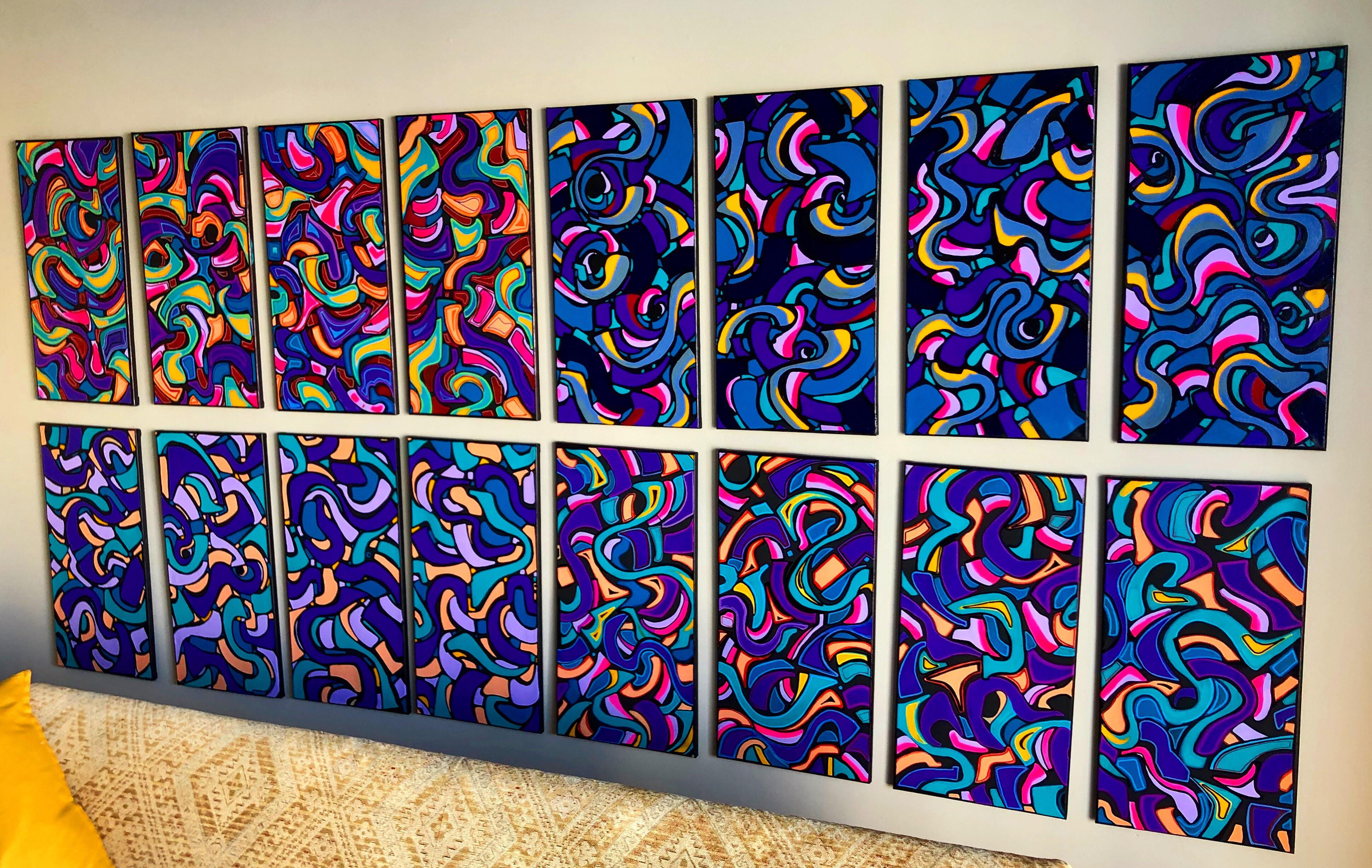 Progression , painting set . r/Currentlytripping