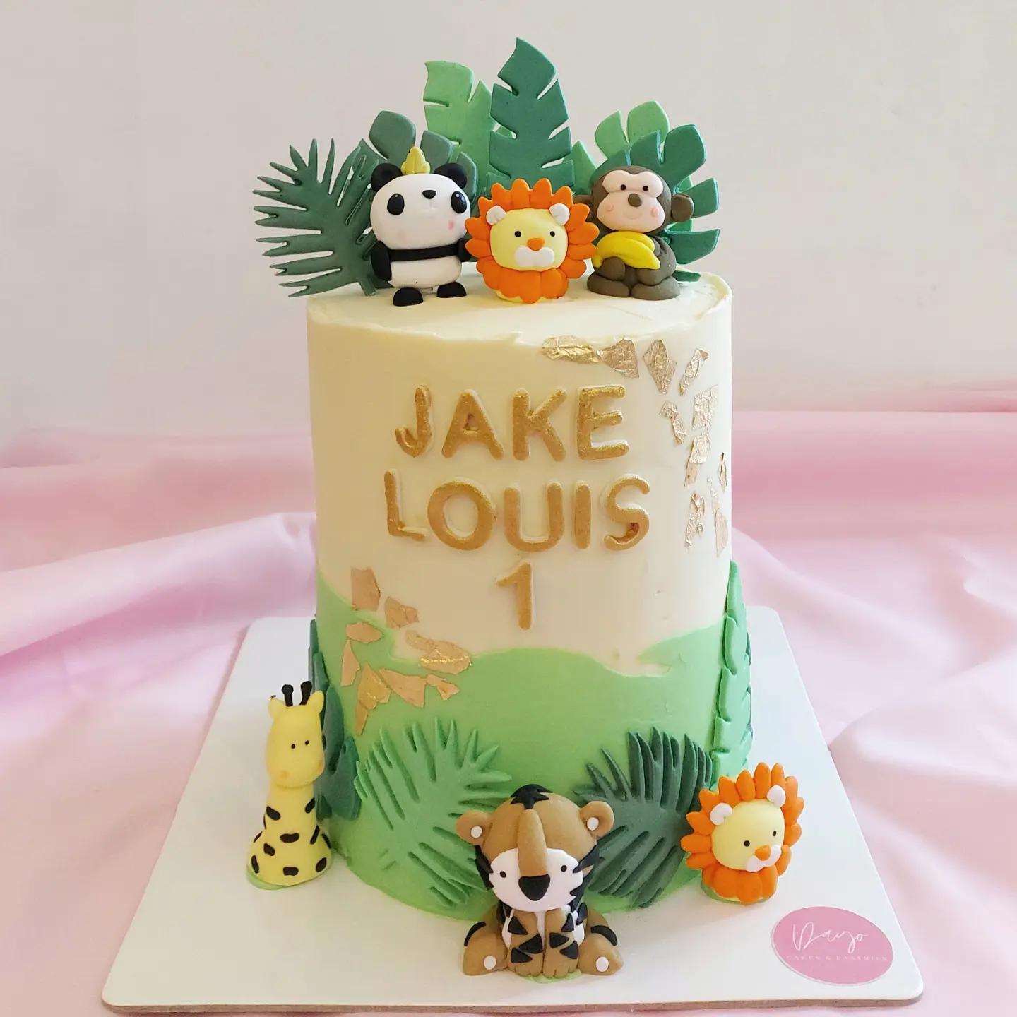 Jungle Themed Smash Cake A Wild and Fun Way to Celebrate! Get Yours Now