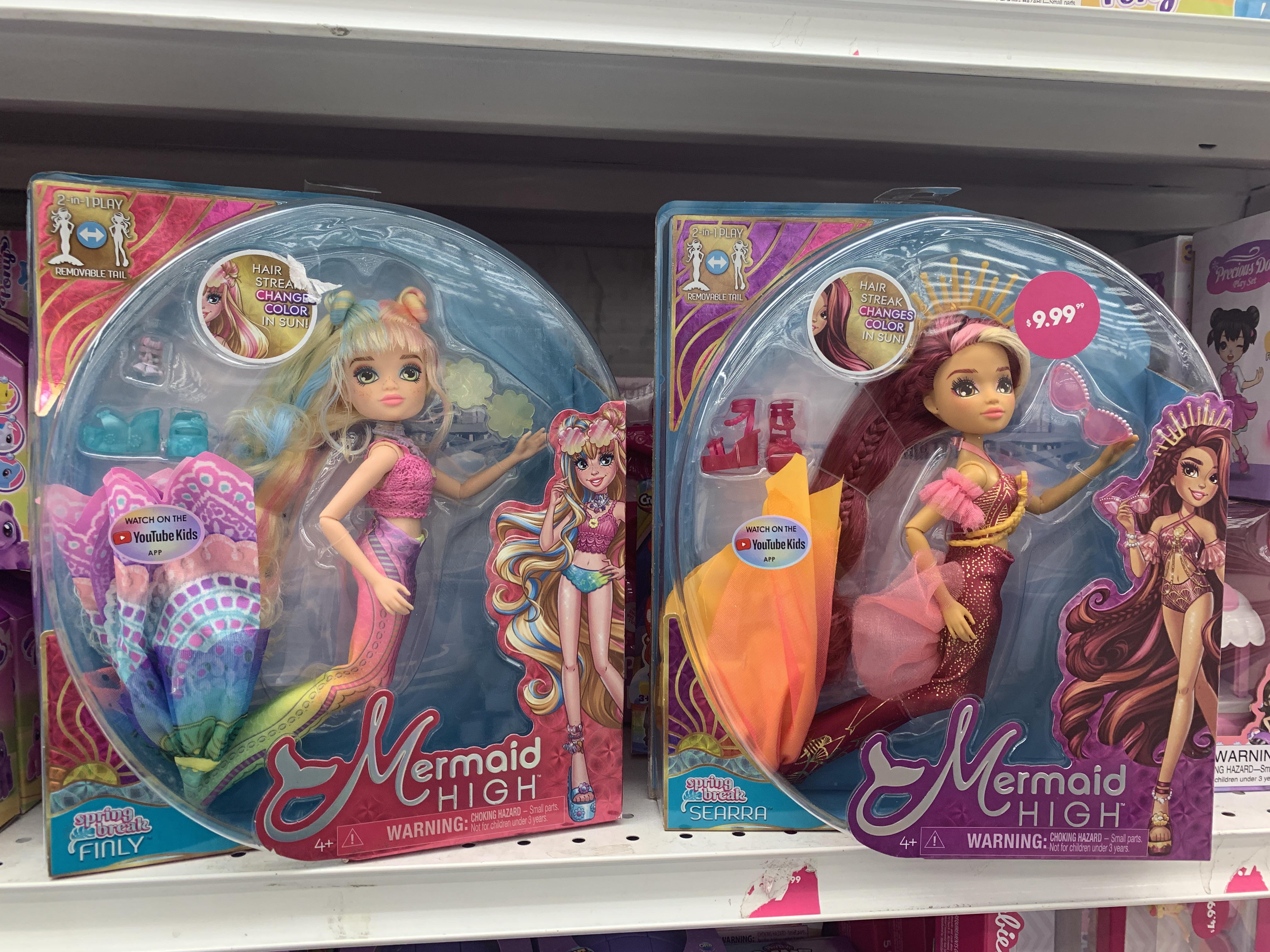 Mermaid High dolls at the 99 cents store! I could only find these two