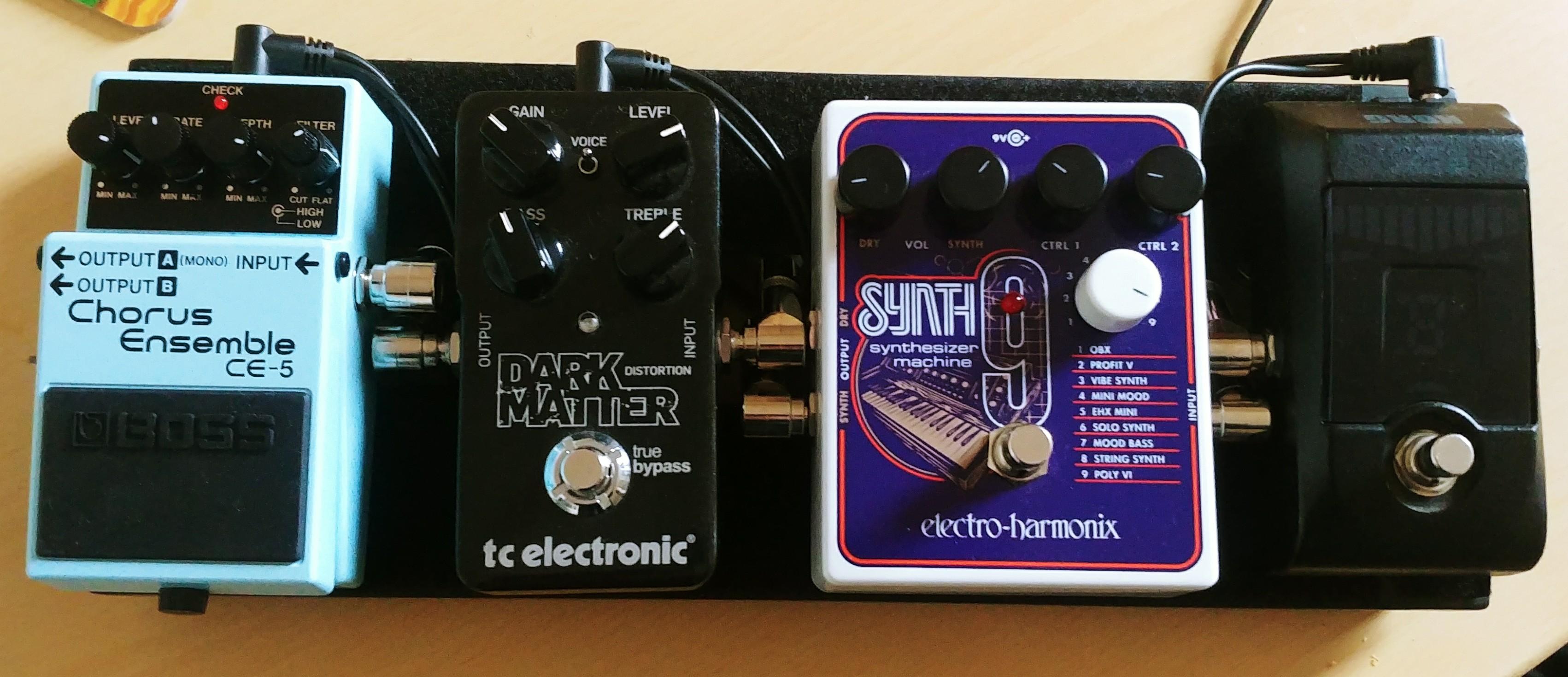 My first pedal board, with wildcard. r/guitarpedals