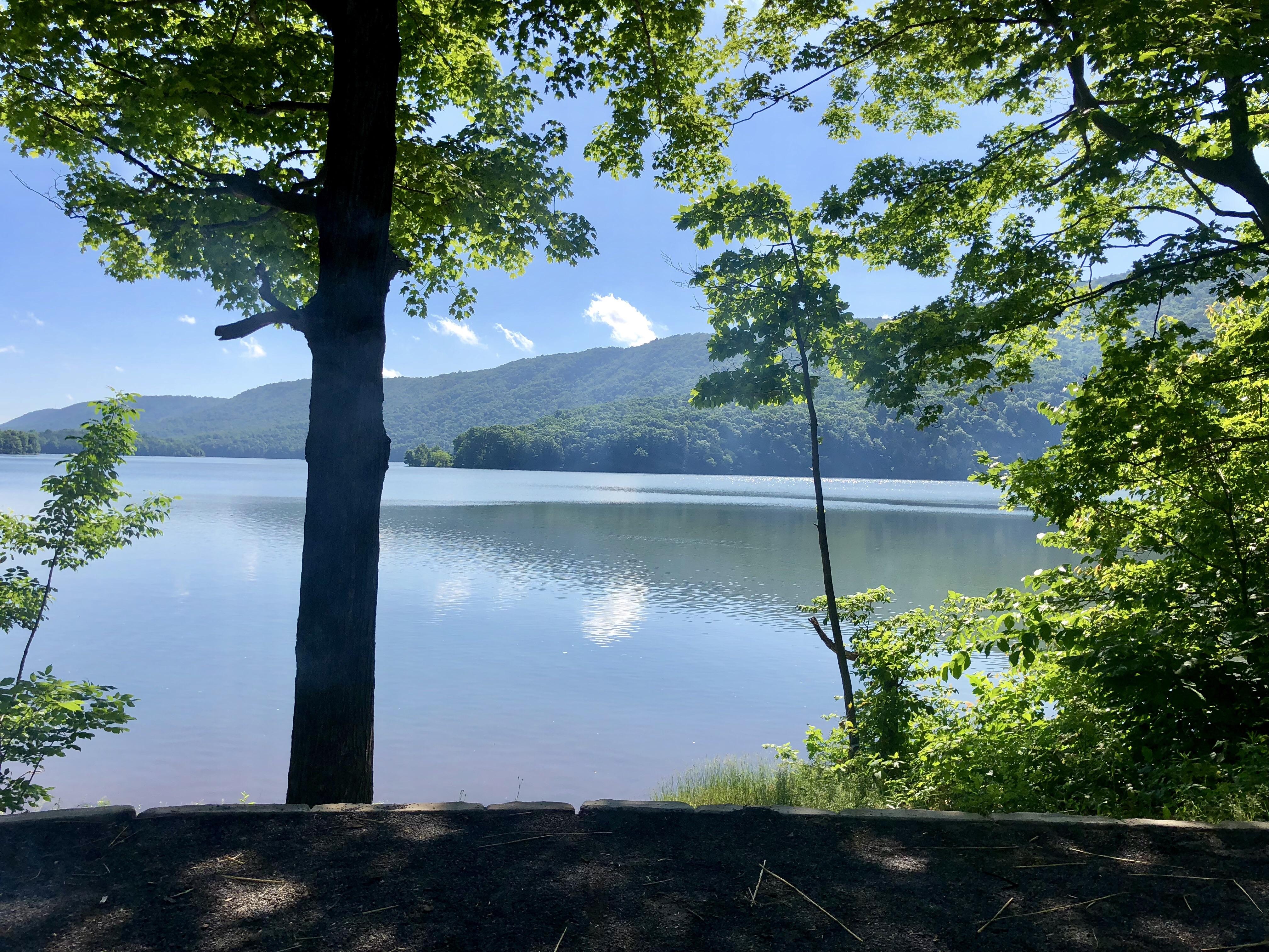 Great view from the campsite on Raystown Lake, PA. r/camping