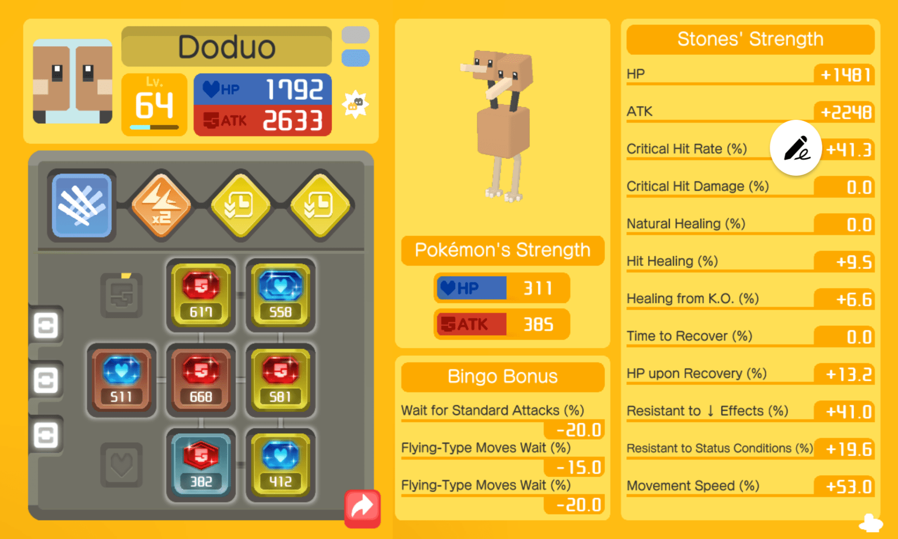 Should I evolve my Doduo? His bingos are so good! What are the pro/cons