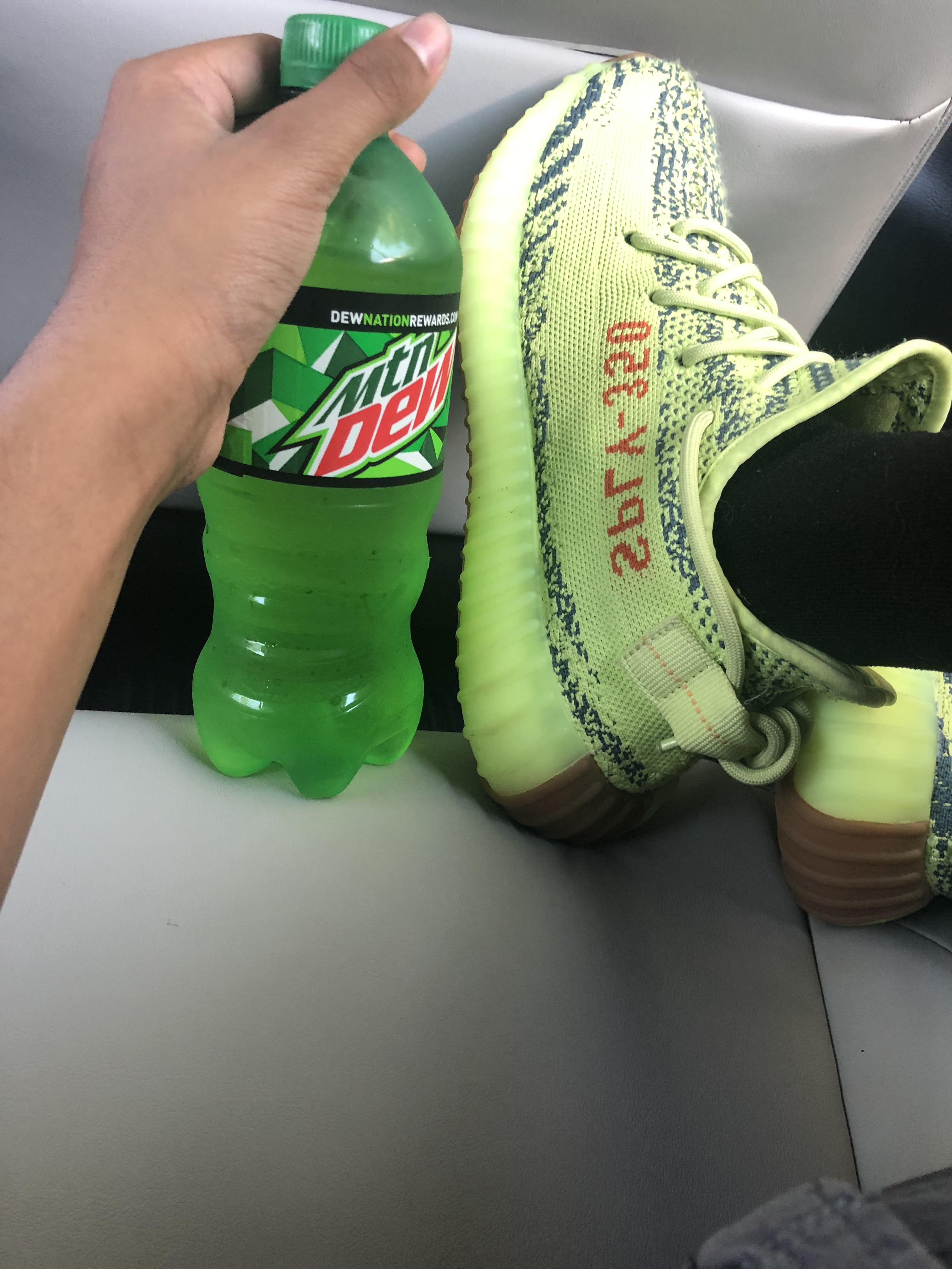 Mountain Dew shoes r/yeezys