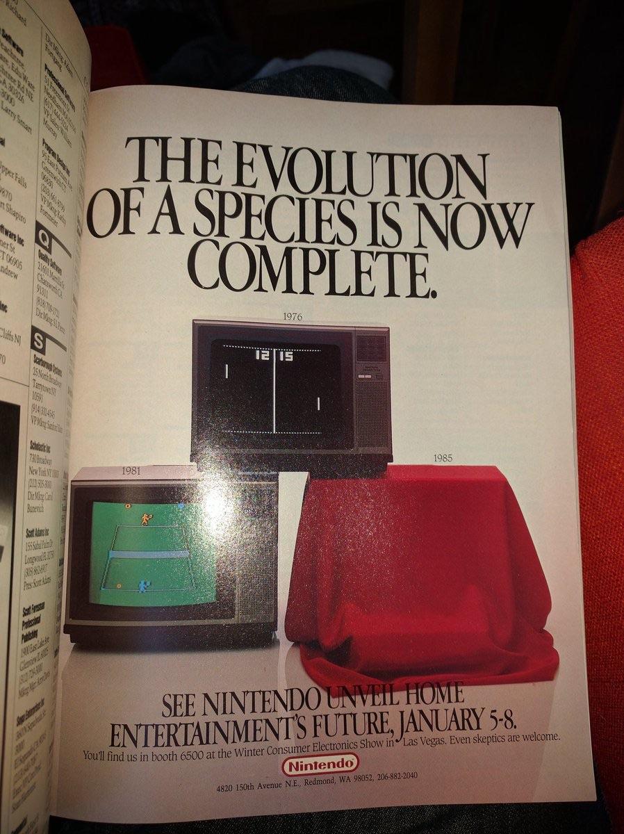 The very first ad for the Nintendo Entertainment System, circa 1984