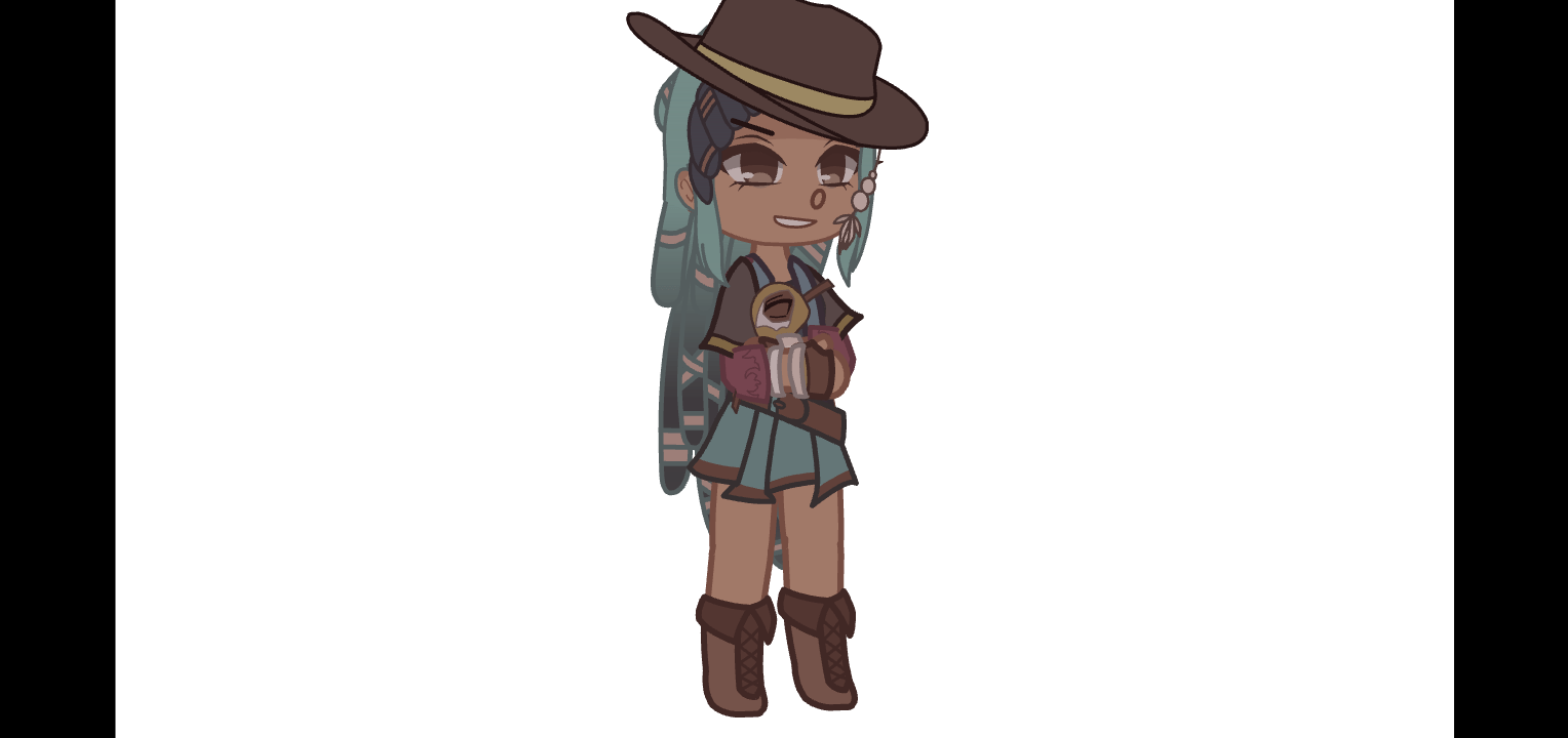 Why there should be a pirate hat on gacha;Uma looks weird with a cowboy