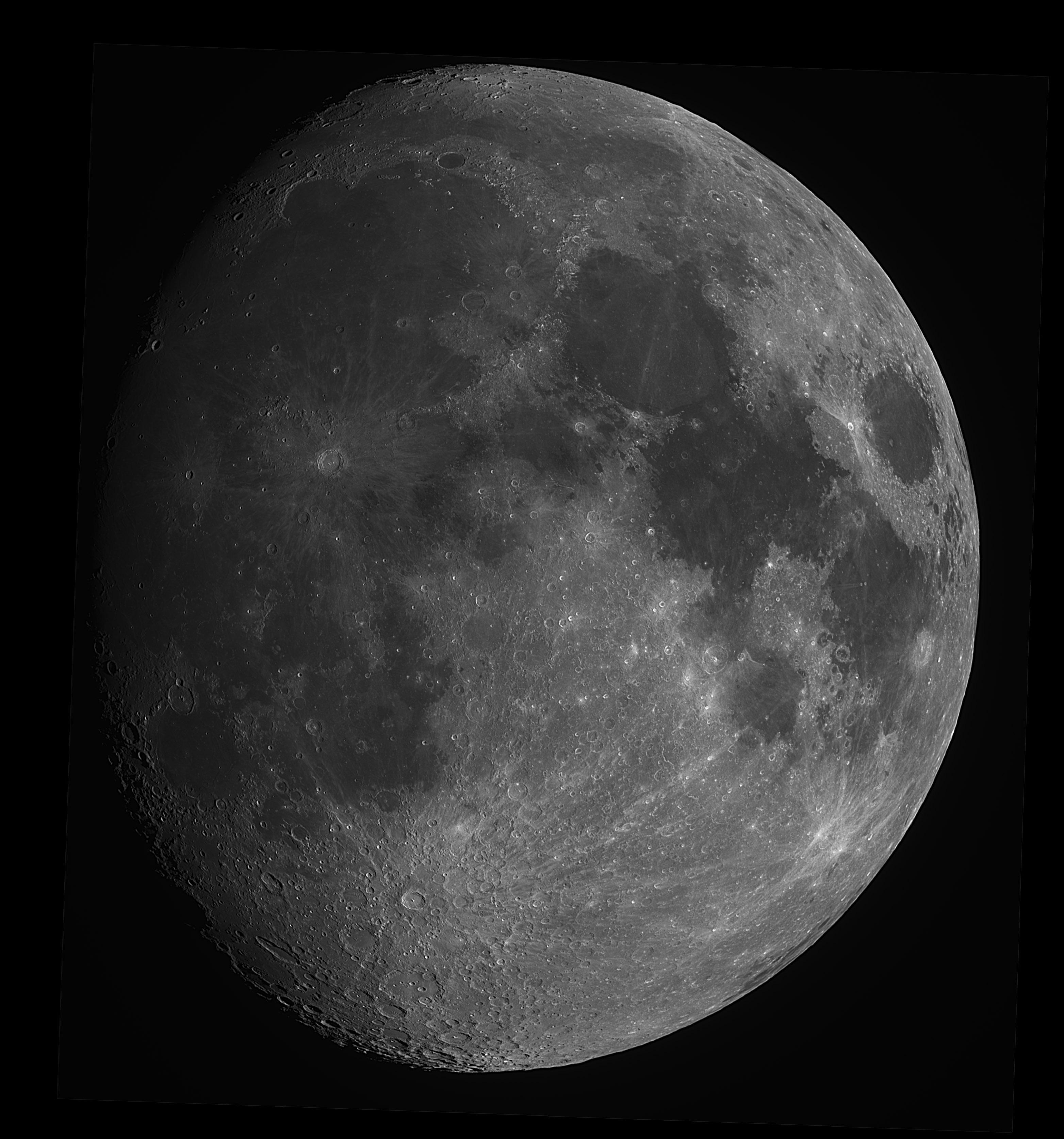 Moon through infrared filter r/astrophotography