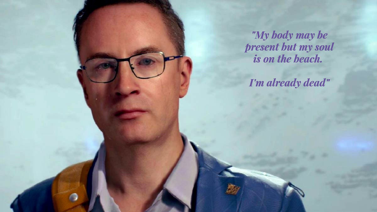 One of the most powerful quotes we've gotten from the Death Stranding