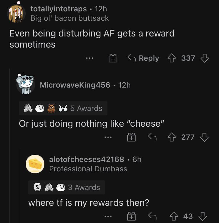 Cheese r/UsernameChecksOut