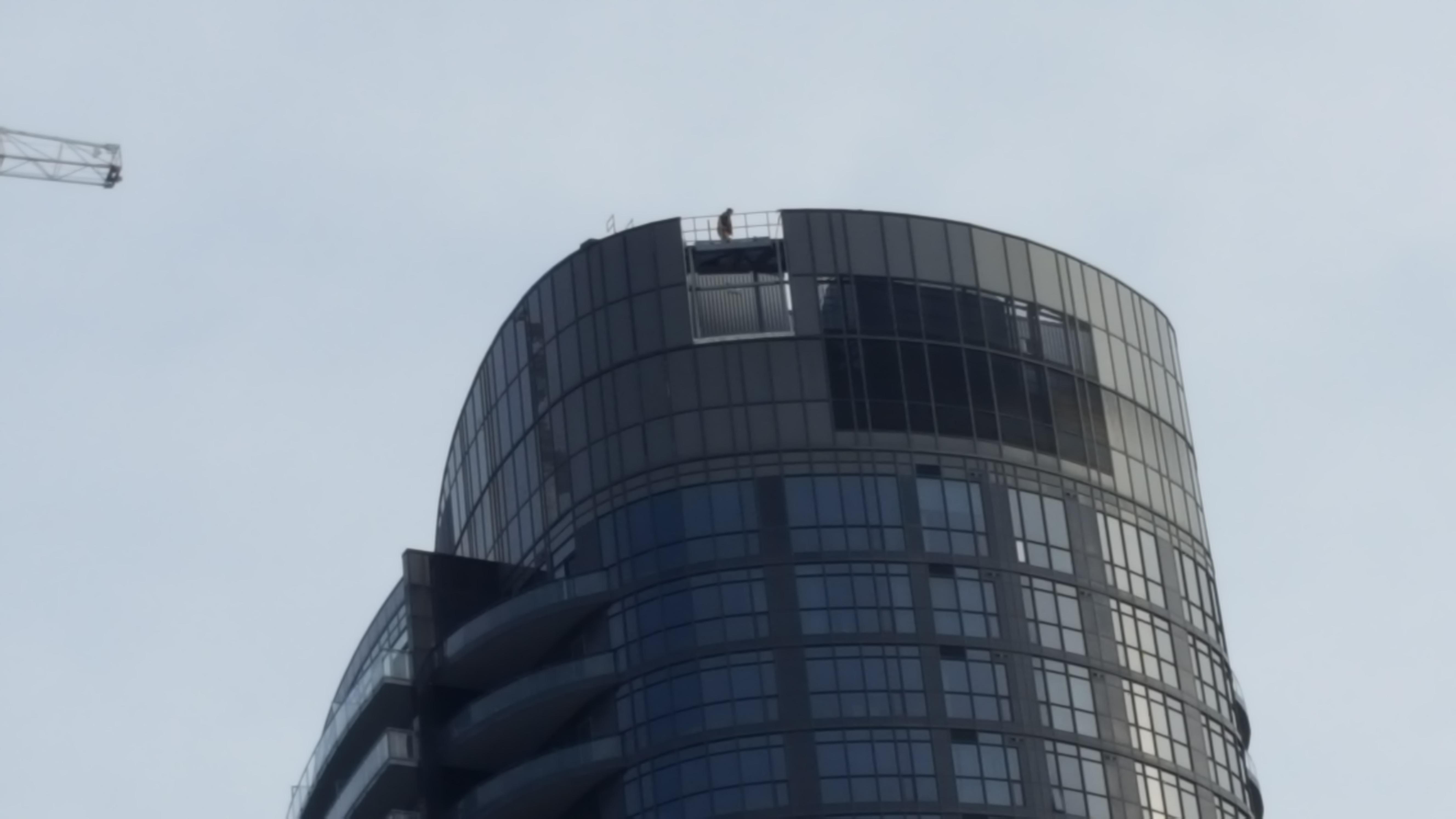 Lakeshore closed from Bathurst to Dan Leckie due to parts falling off a