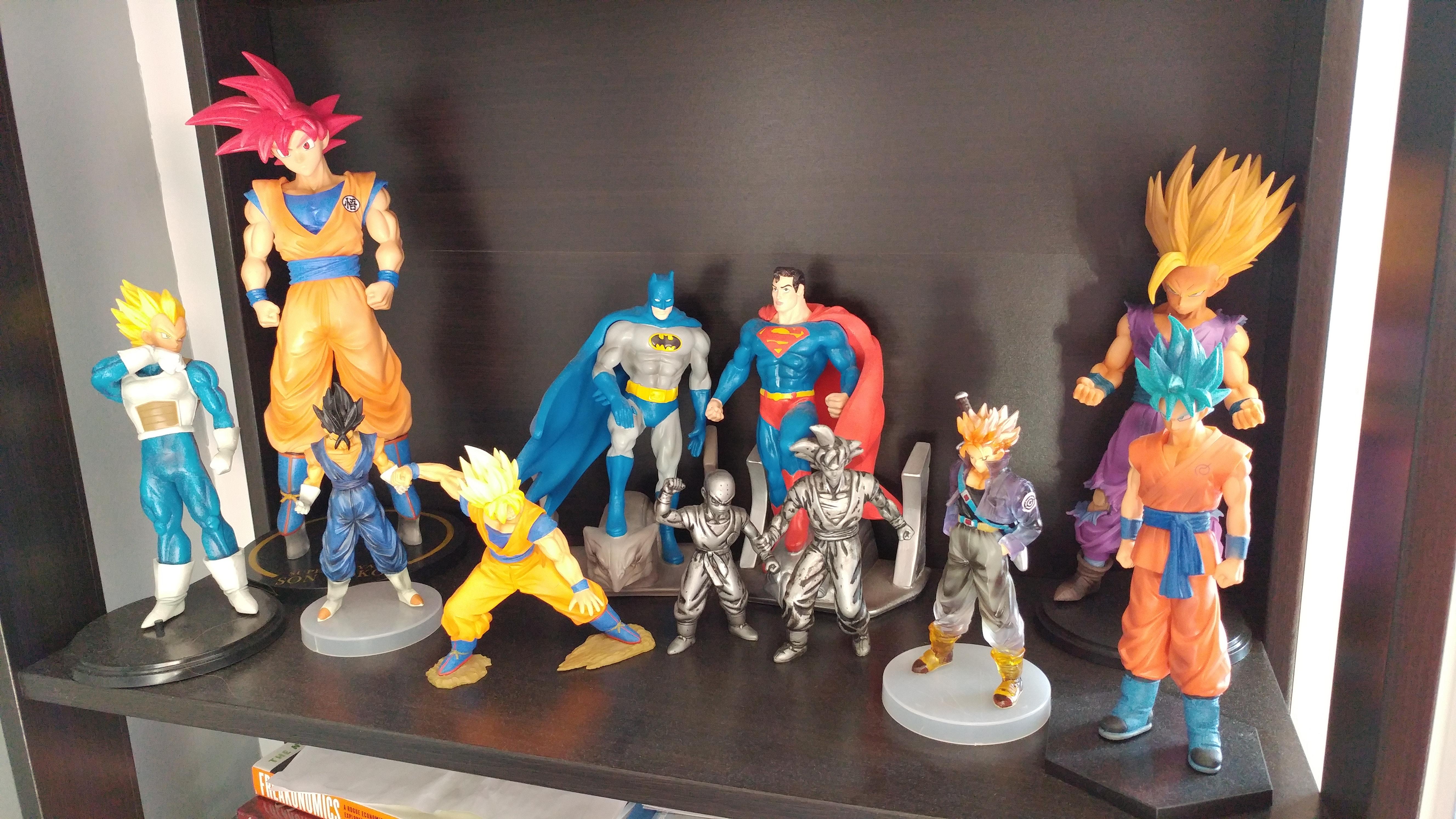 My current Dragon Ball figures collection (+ 2 impostors) r/dbz