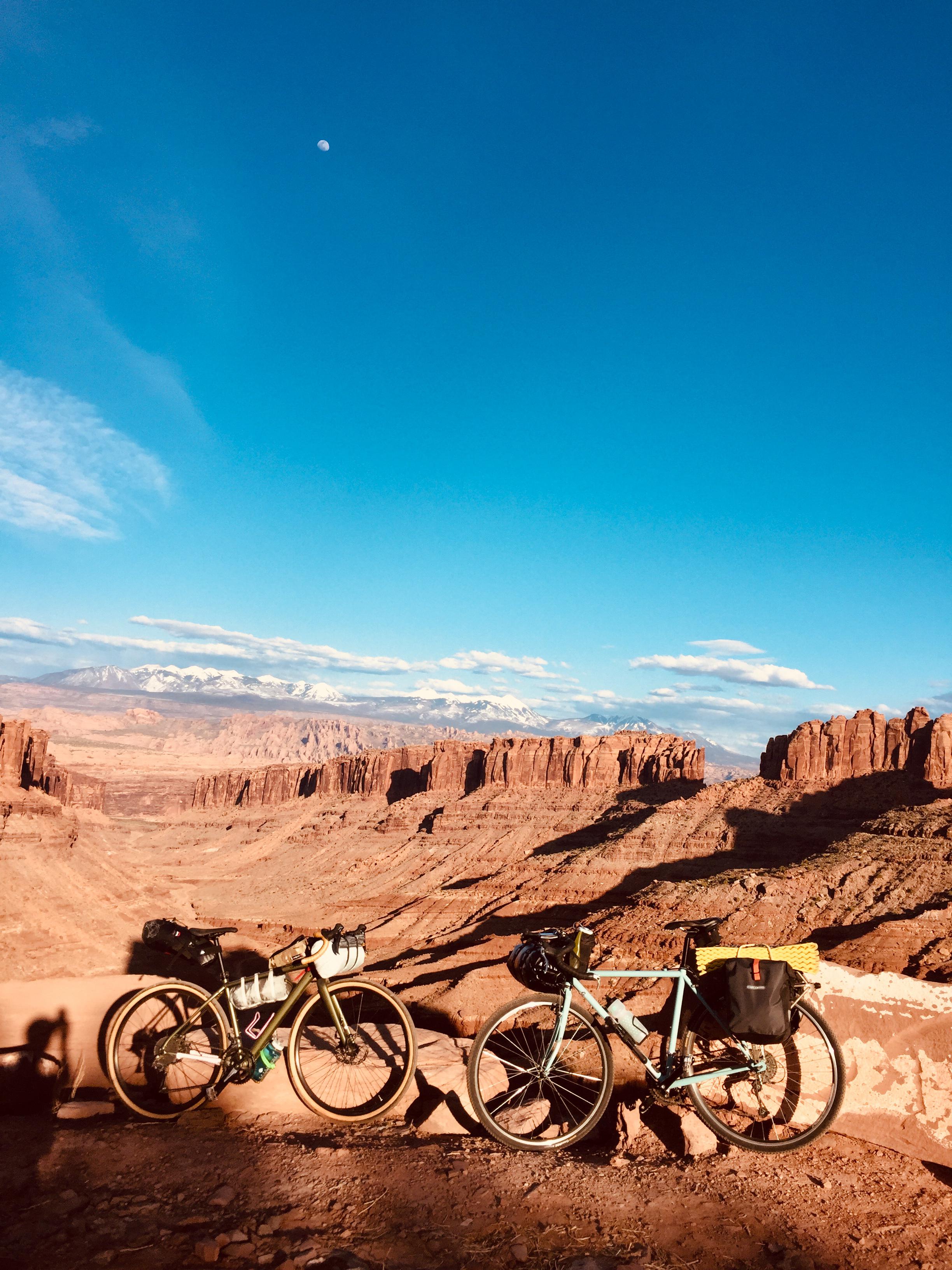 Sometimes a bike ride turns into a bike walk... nice views and a