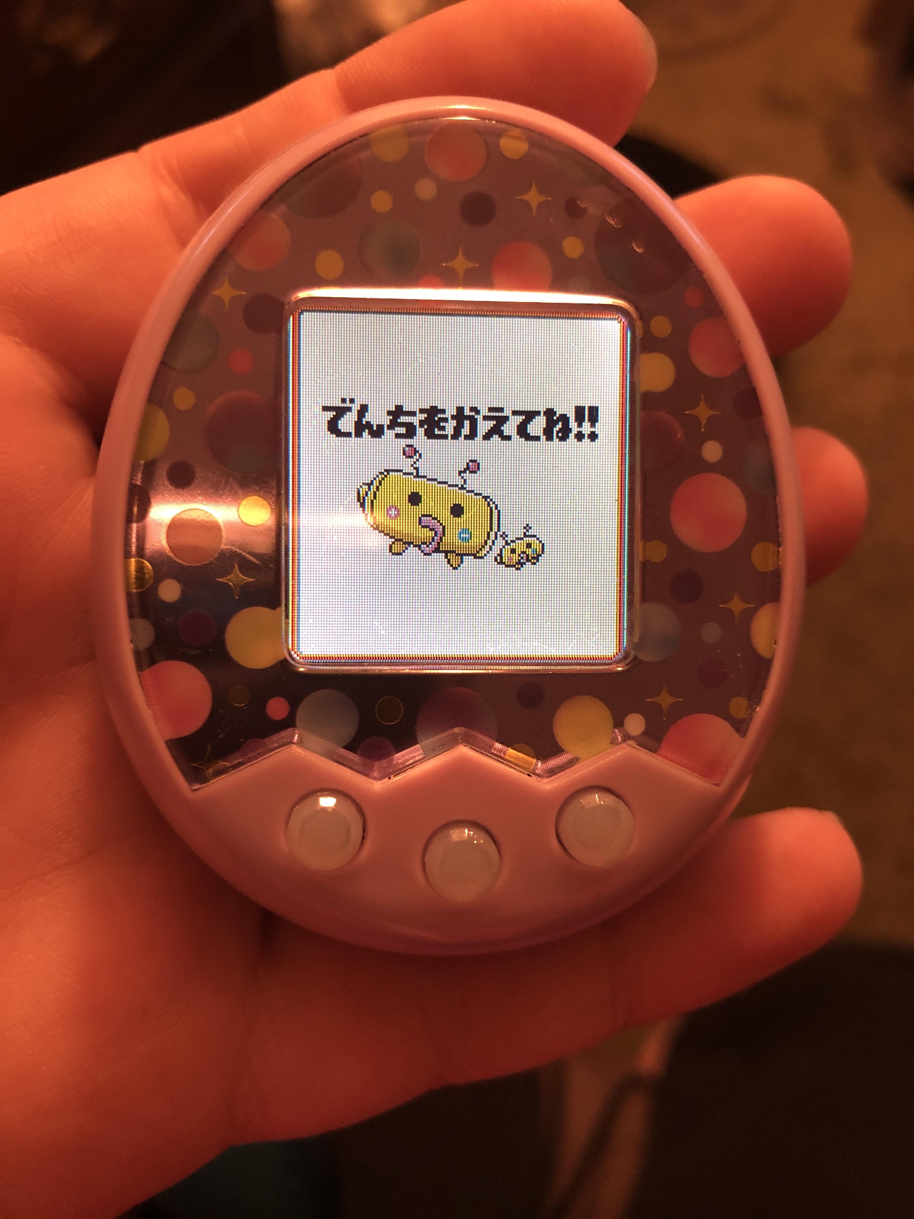 My tama died and I’ve been trying to reset but this screen keeps coming