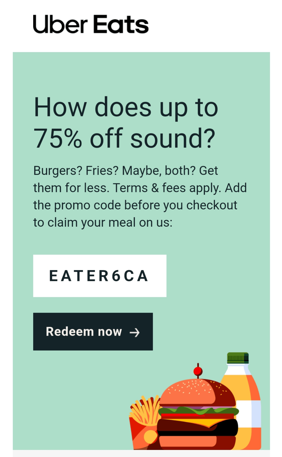 Coupon r/UberEATS