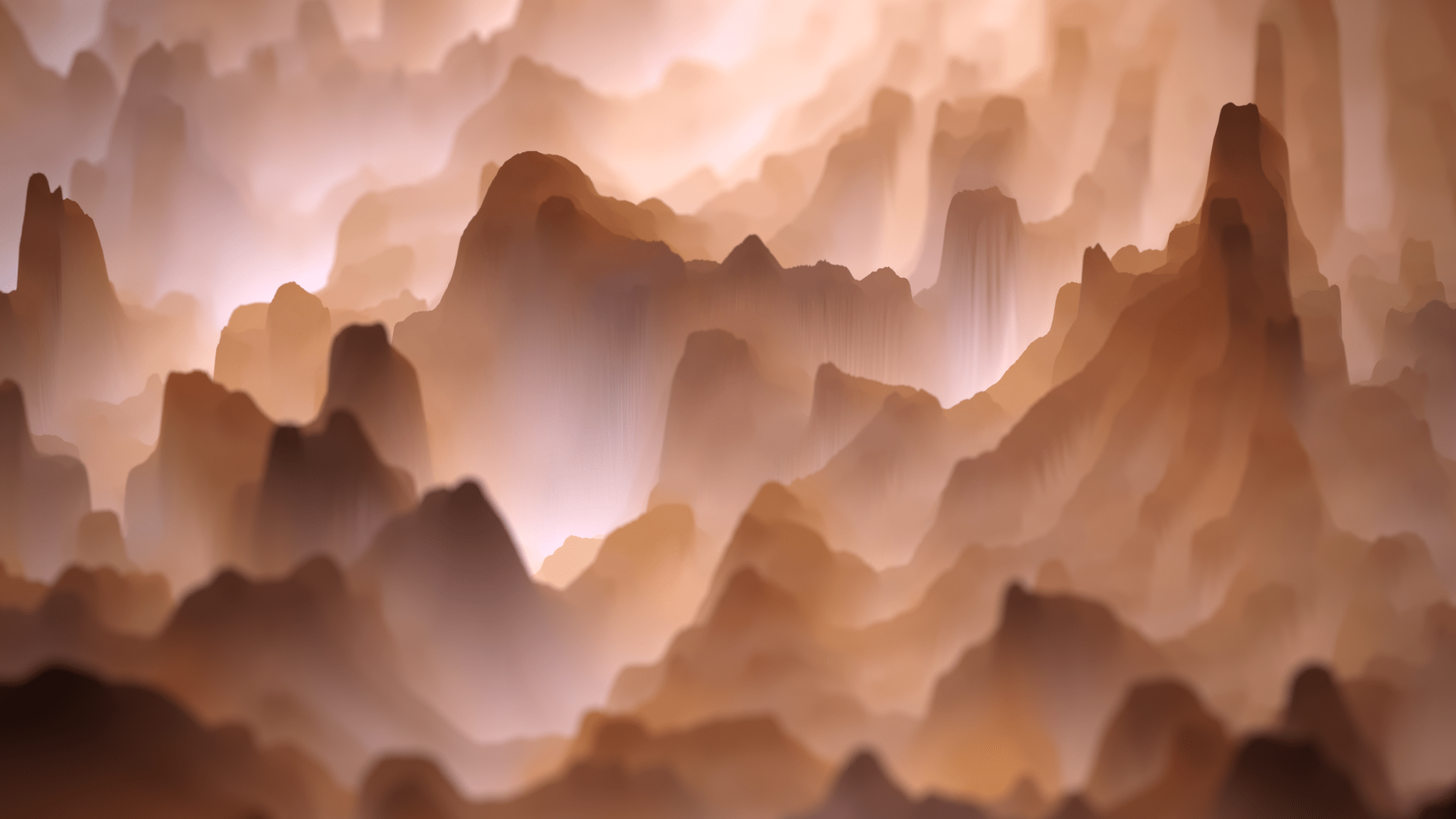 Abstract Mountain Wallpaper r/blender