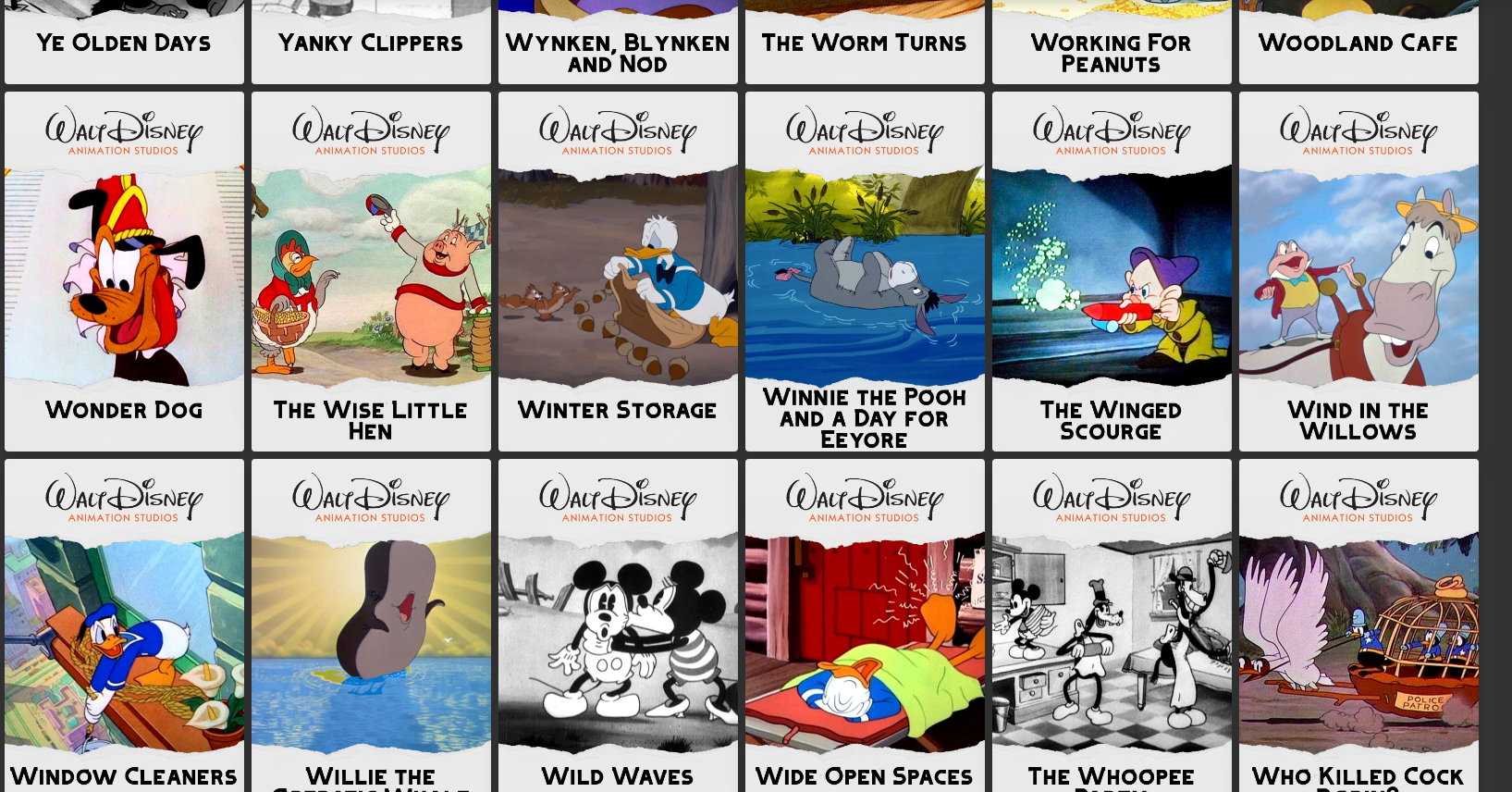 [Collection] Disney Animated Shorts final set of 130 (makes 505 total) r/PlexPosters