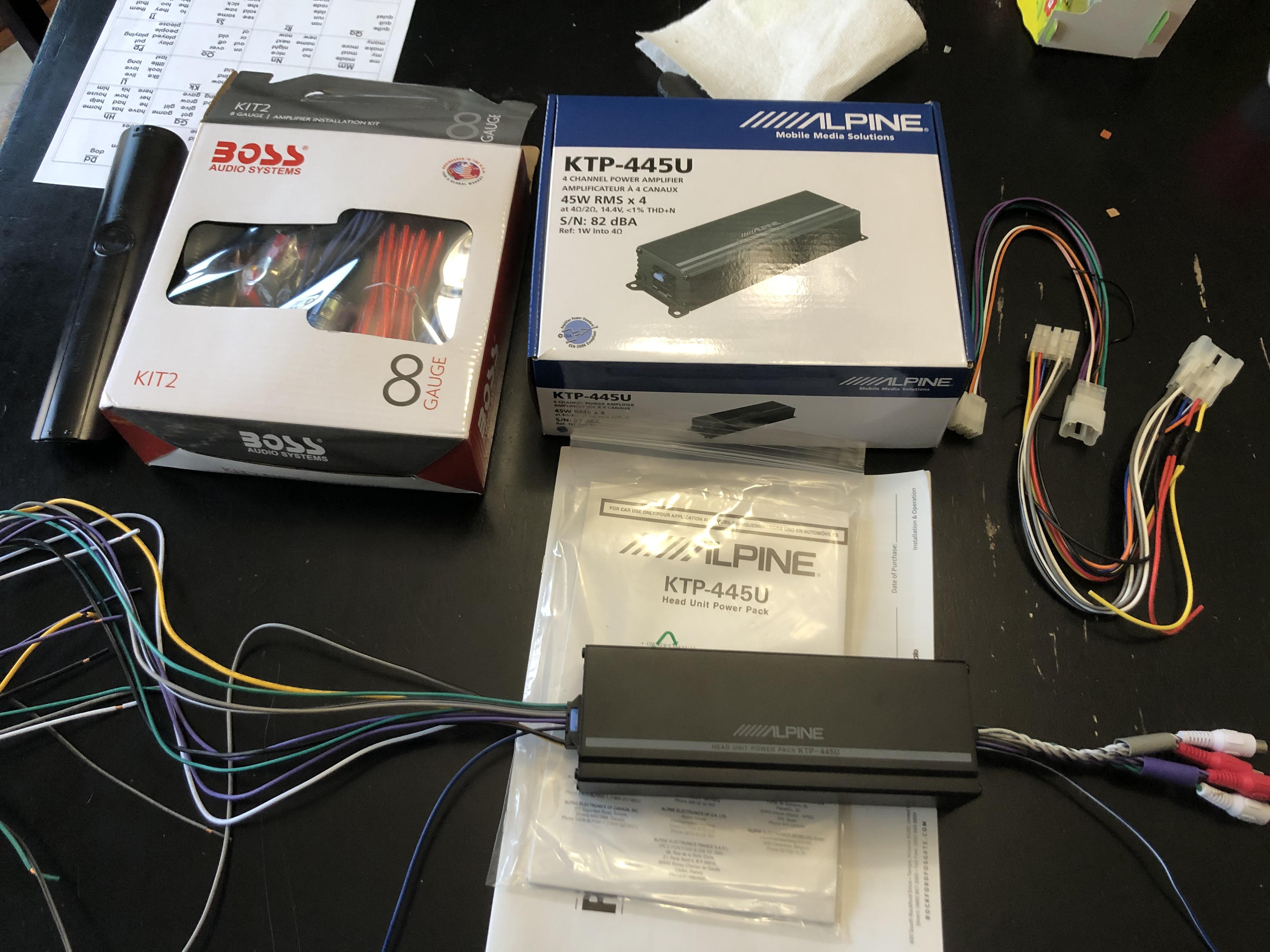 Alpine power pack & ae64 harness r/WRX