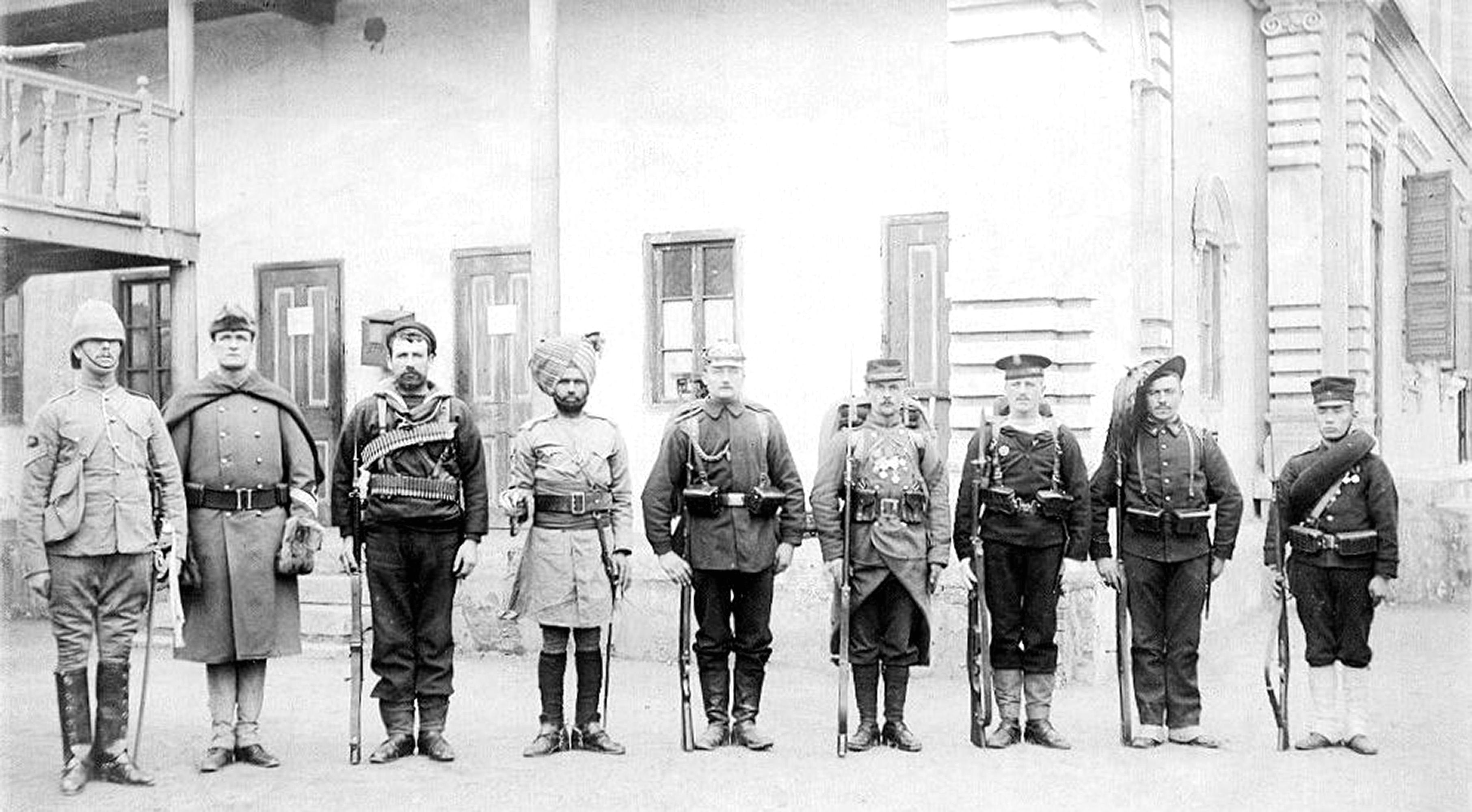 Troops of the EightNation Alliance in 1900 China Boxer Rebellion