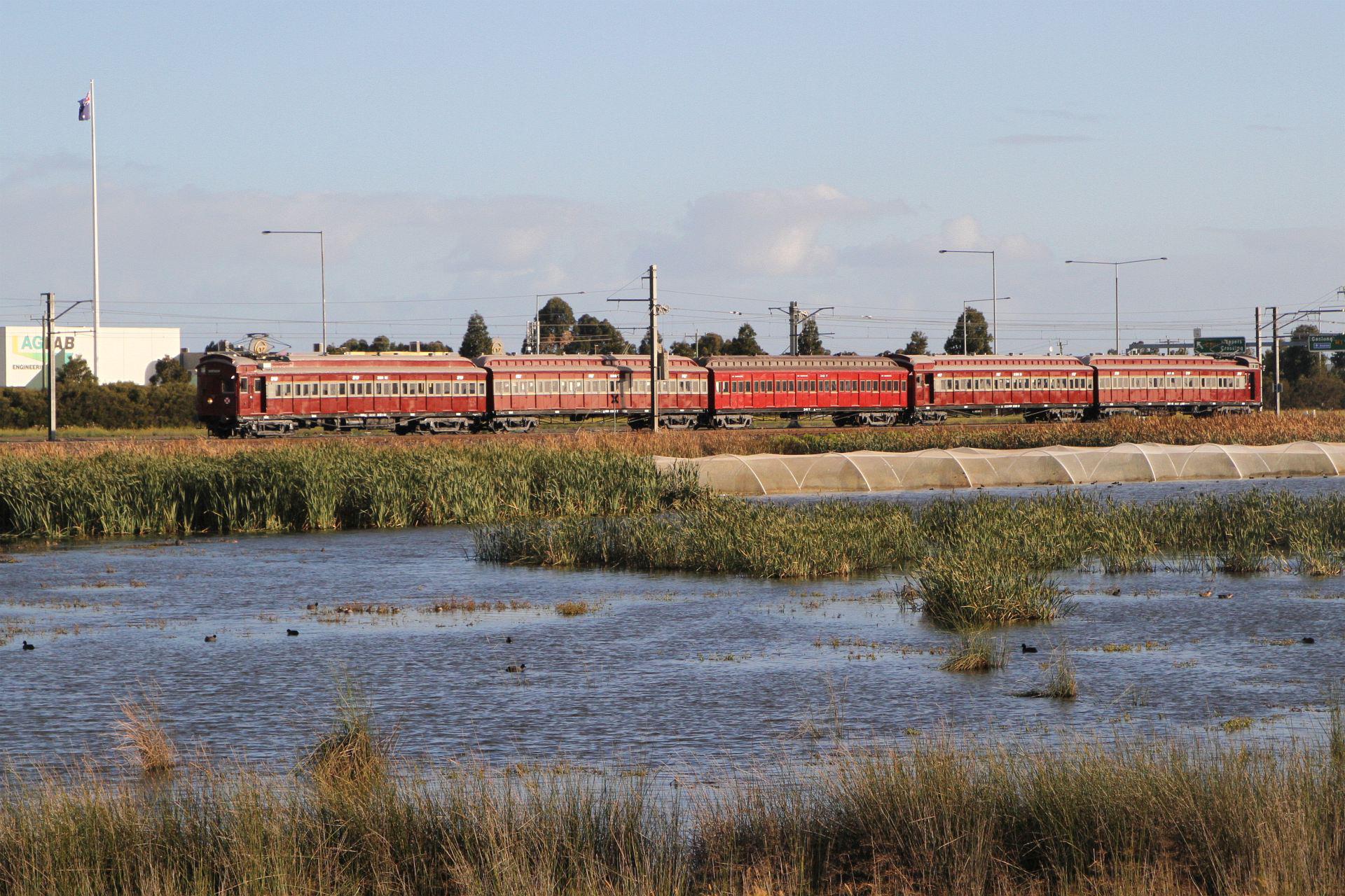 Testing an antique on the Werribee line today r/melbourne