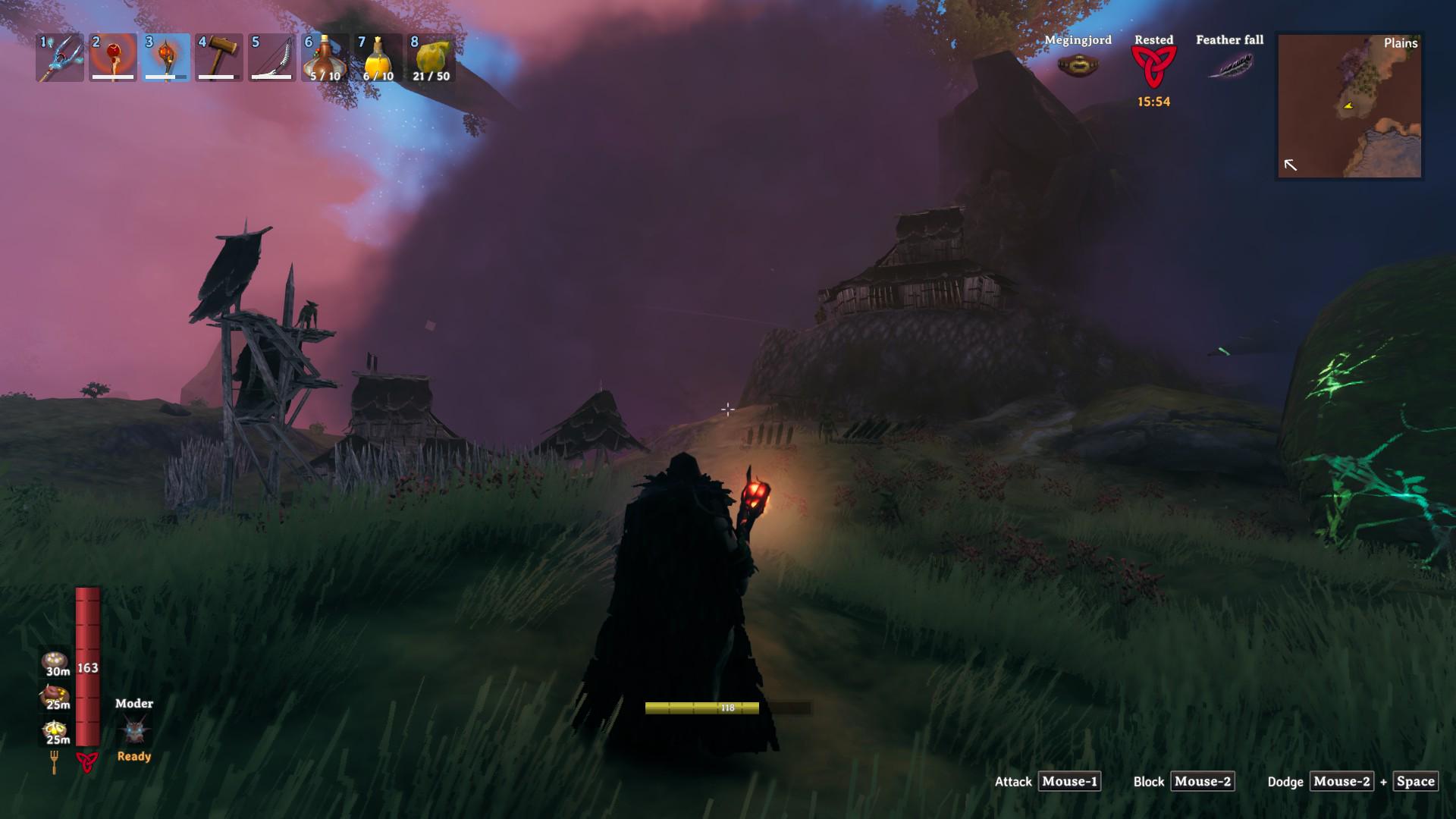 Coolest Fuling Village that I've seen r/valheim