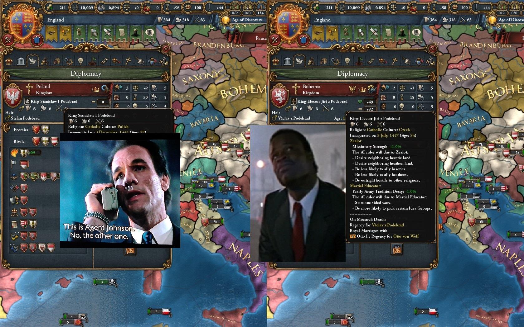 "I'm Agent Johnson. This is Special Agent Johnson, no relation." r/eu4