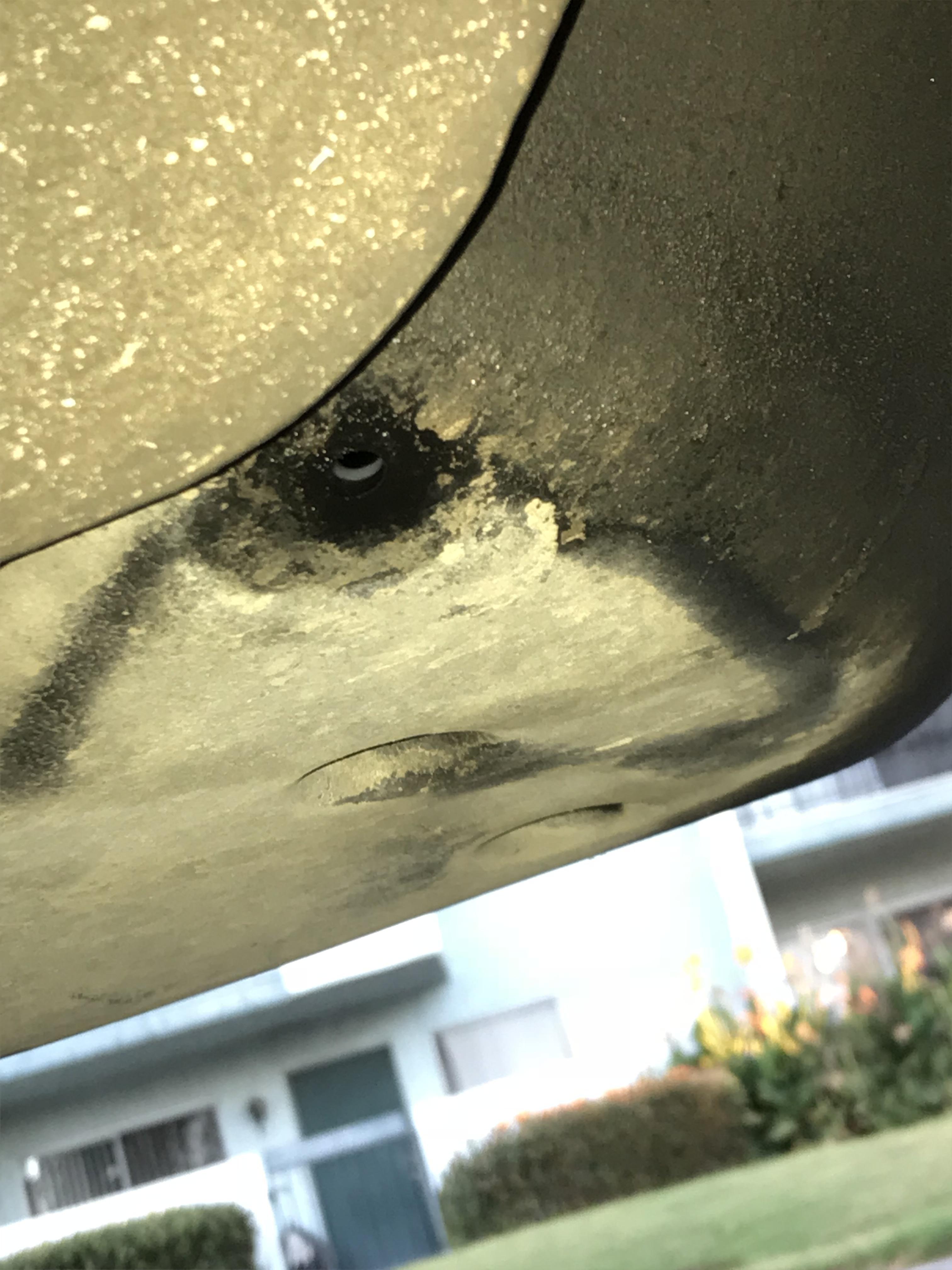 Somebody drilled my gas tank. Is there any fix for this or is it a trip
