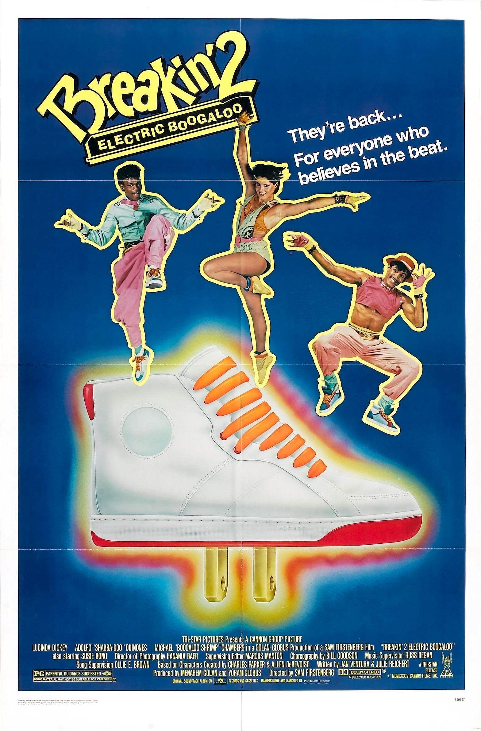 Movie poster for "Breakin' 2 Electric Boogaloo" (1984) r