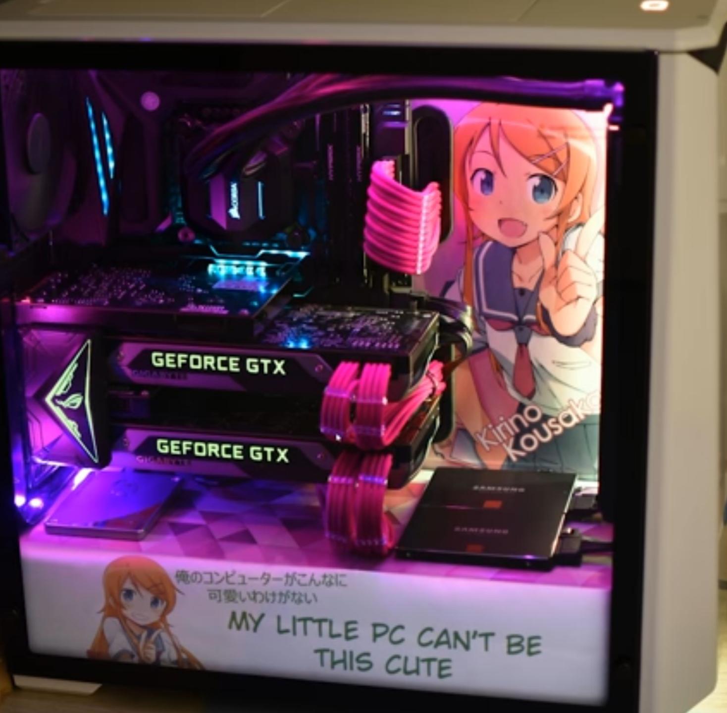 Pink Anime Pc Setup See more ideas about gamer room pc setup game room design