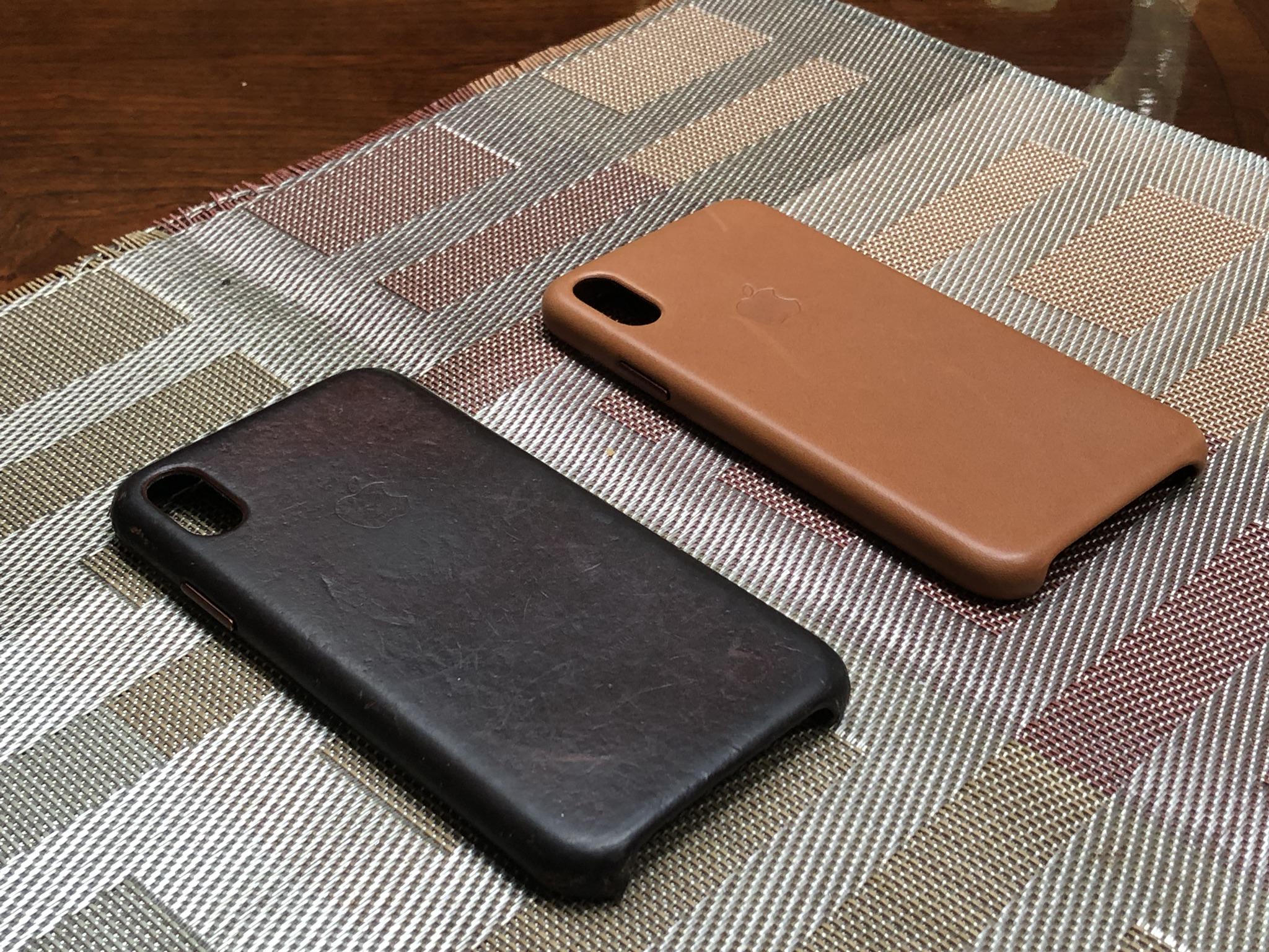 saddle brown leather case patina 20 months vs brand new r/iphone
