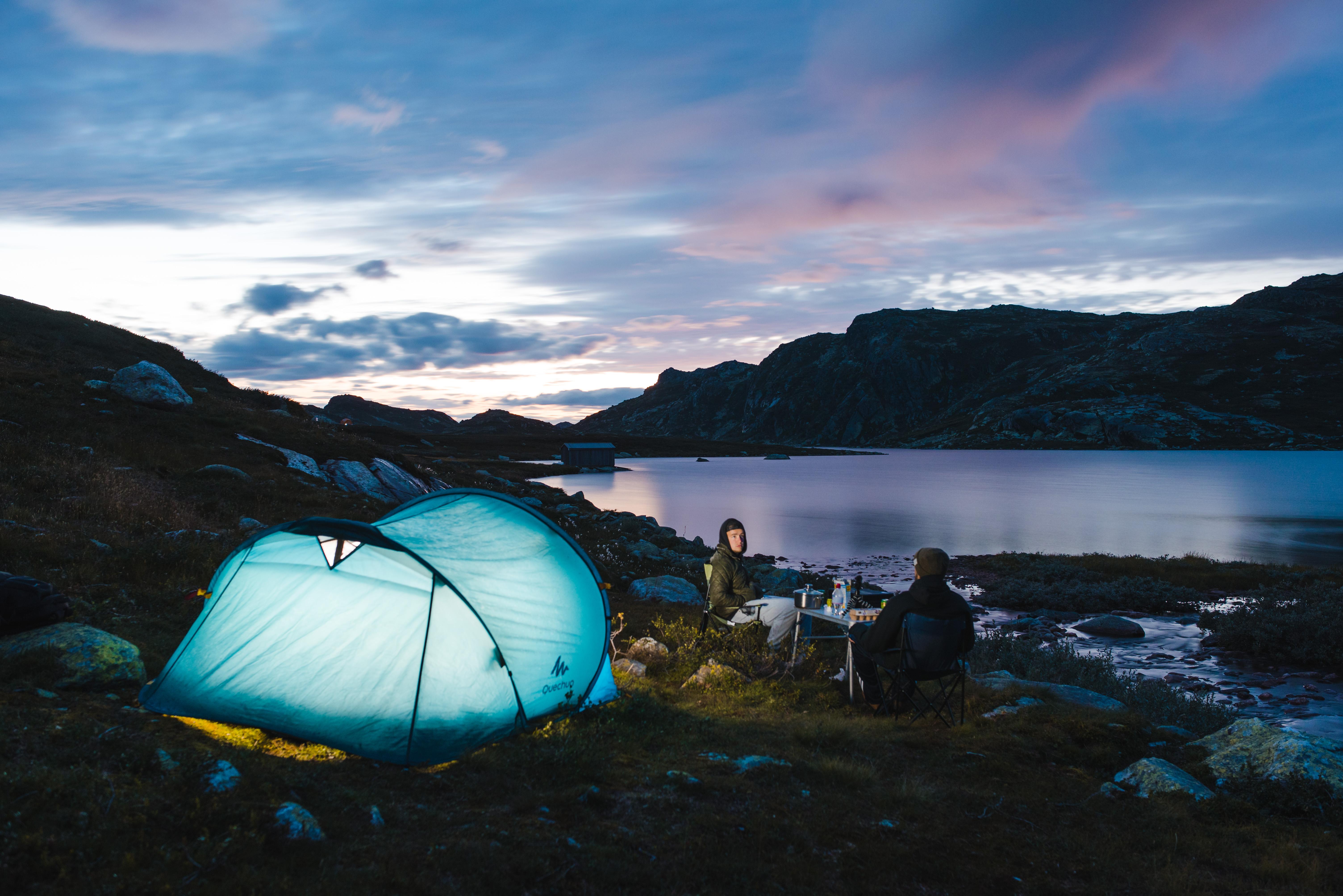 Last summer I finally got to do some camping in Norway, on the Gaustatoppen. Only recently