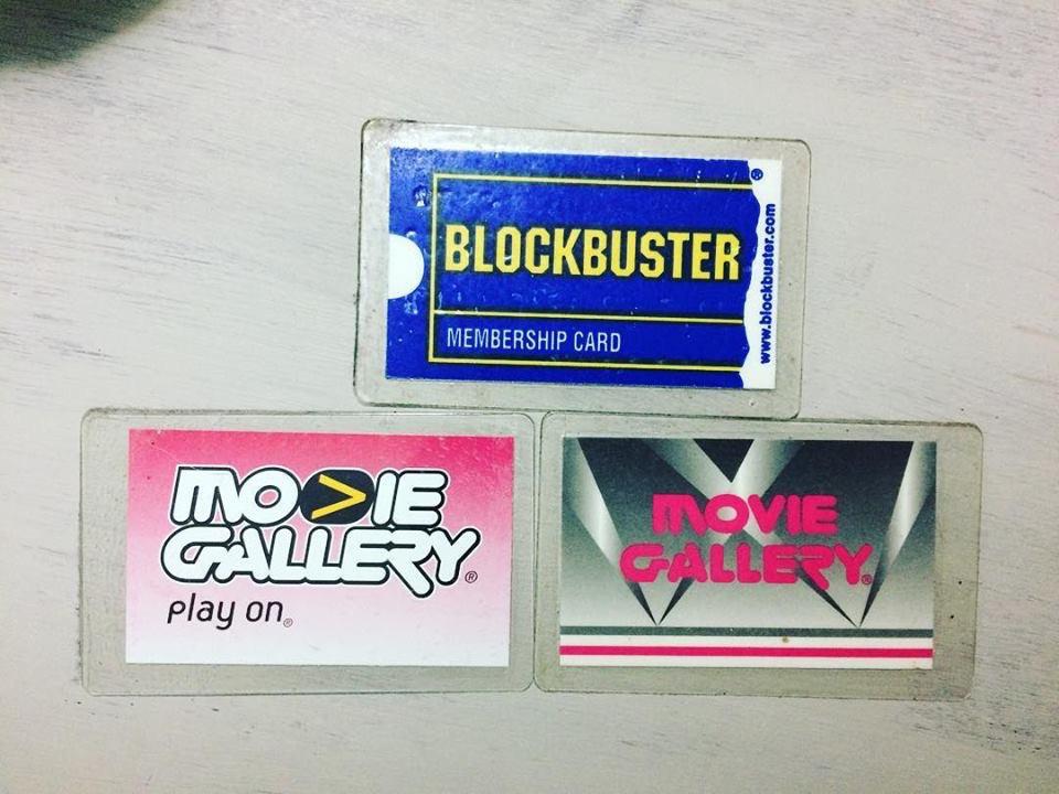 Movie rental membership cards r/nostalgia
